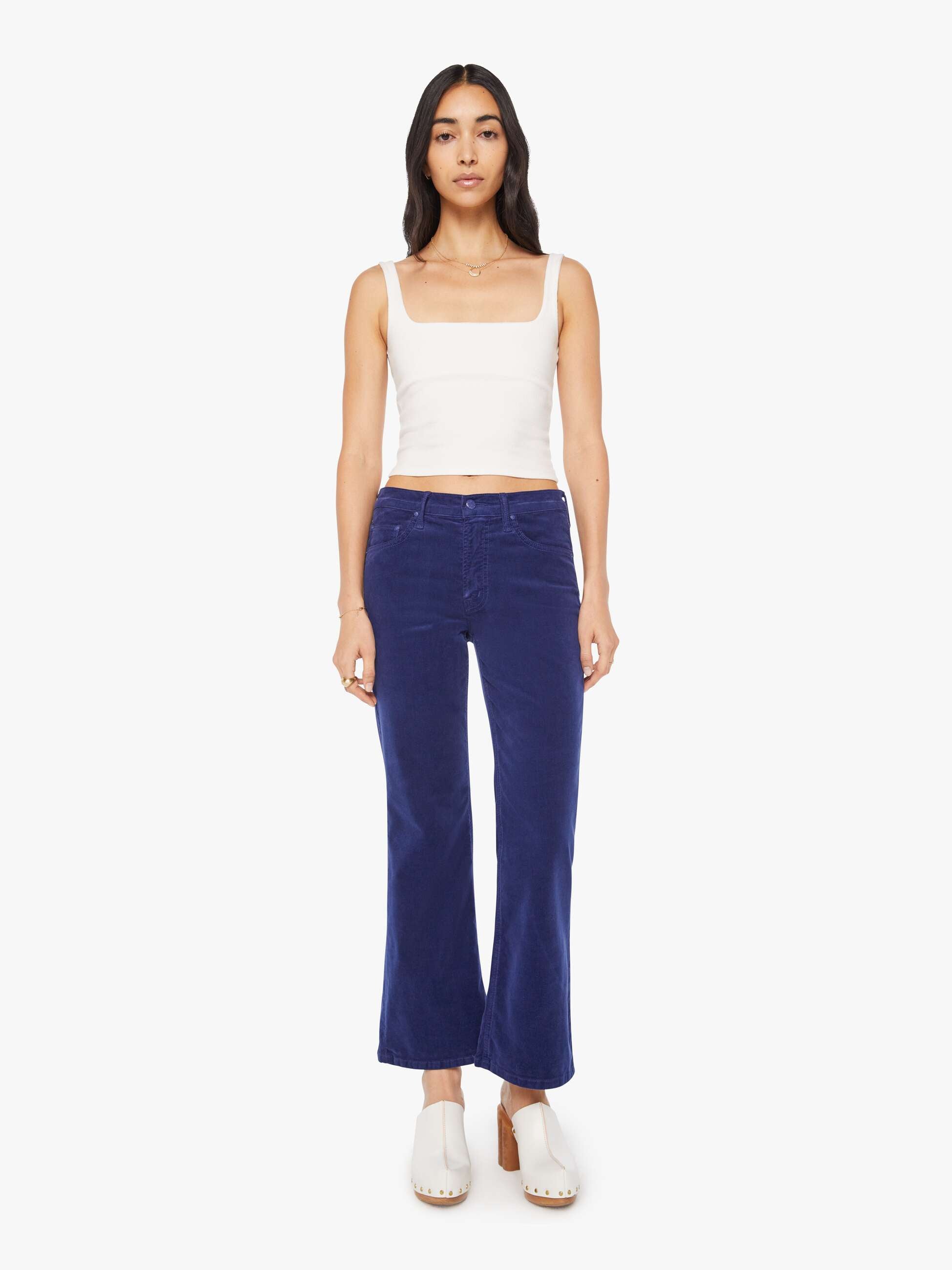 The Bookie Flood - Hopscotch - Twilight Blue | MOTHER DENIM