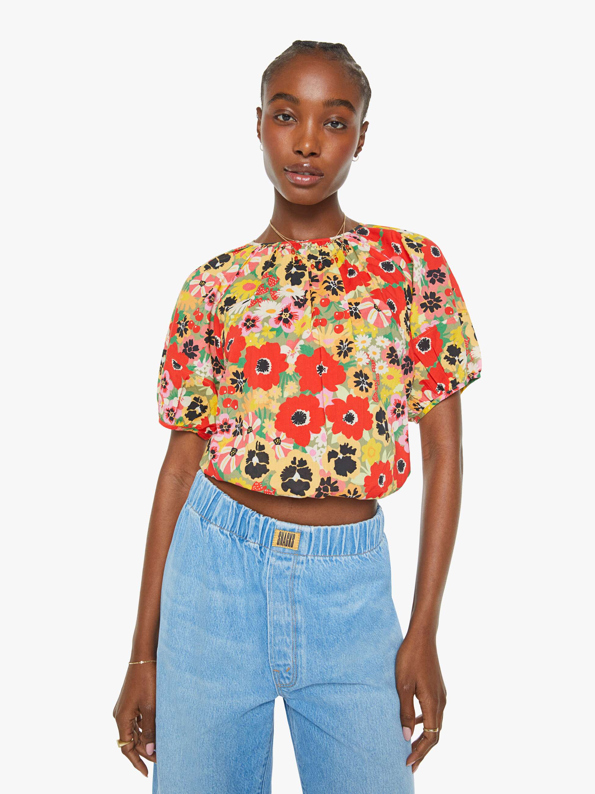 The Party In The Back Shirt - Flowers Al Fresco | MOTHER DENIM The Party In The Back Shirt - Flowers Al Fresco | MOTHER DENIM