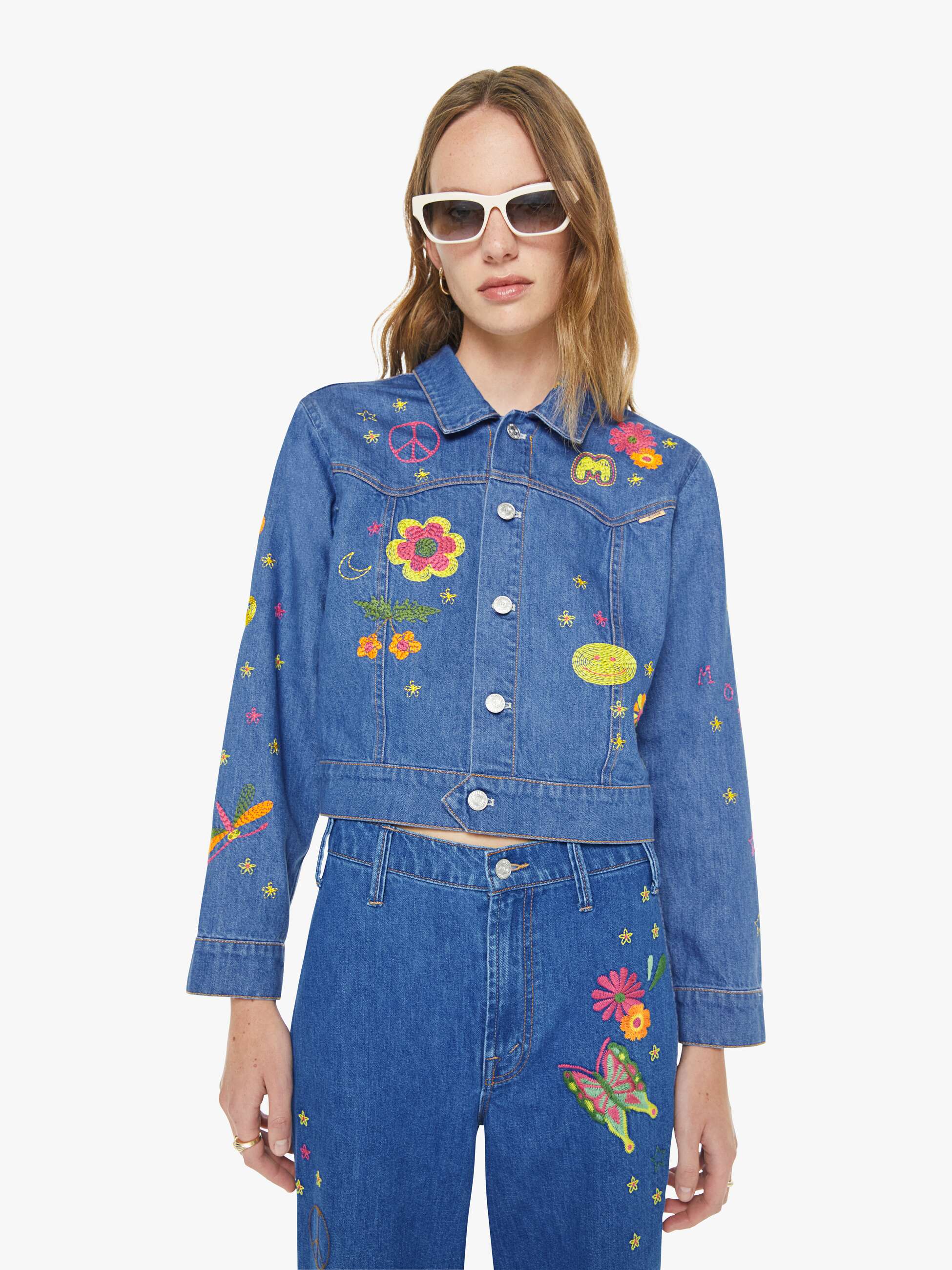 The Heyday Cropped Jacket - Hodgepodge | MOTHER DENIM