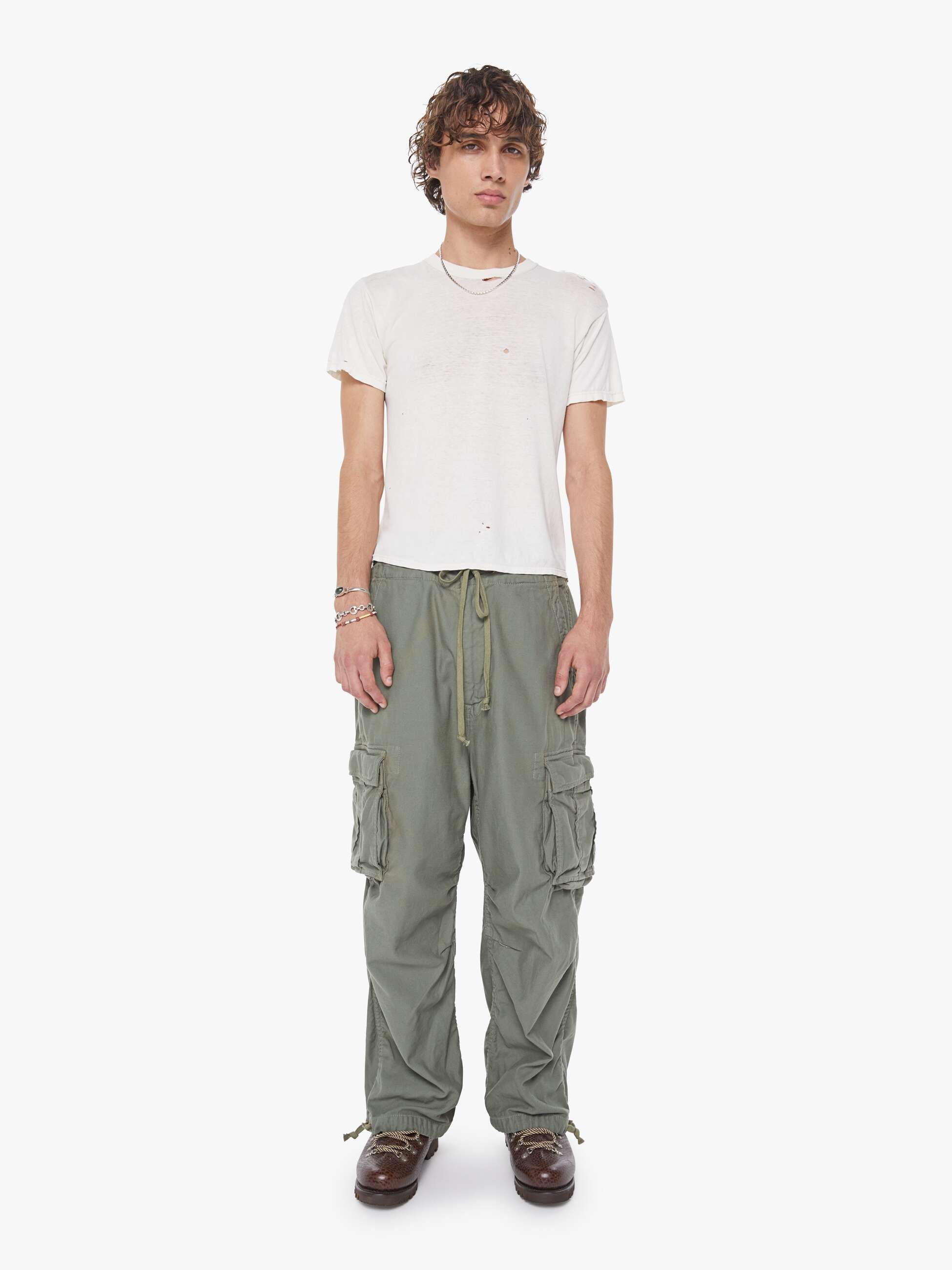 The Base Jumper -Sir, Yes Sir Military Green | MOTHER DENIM