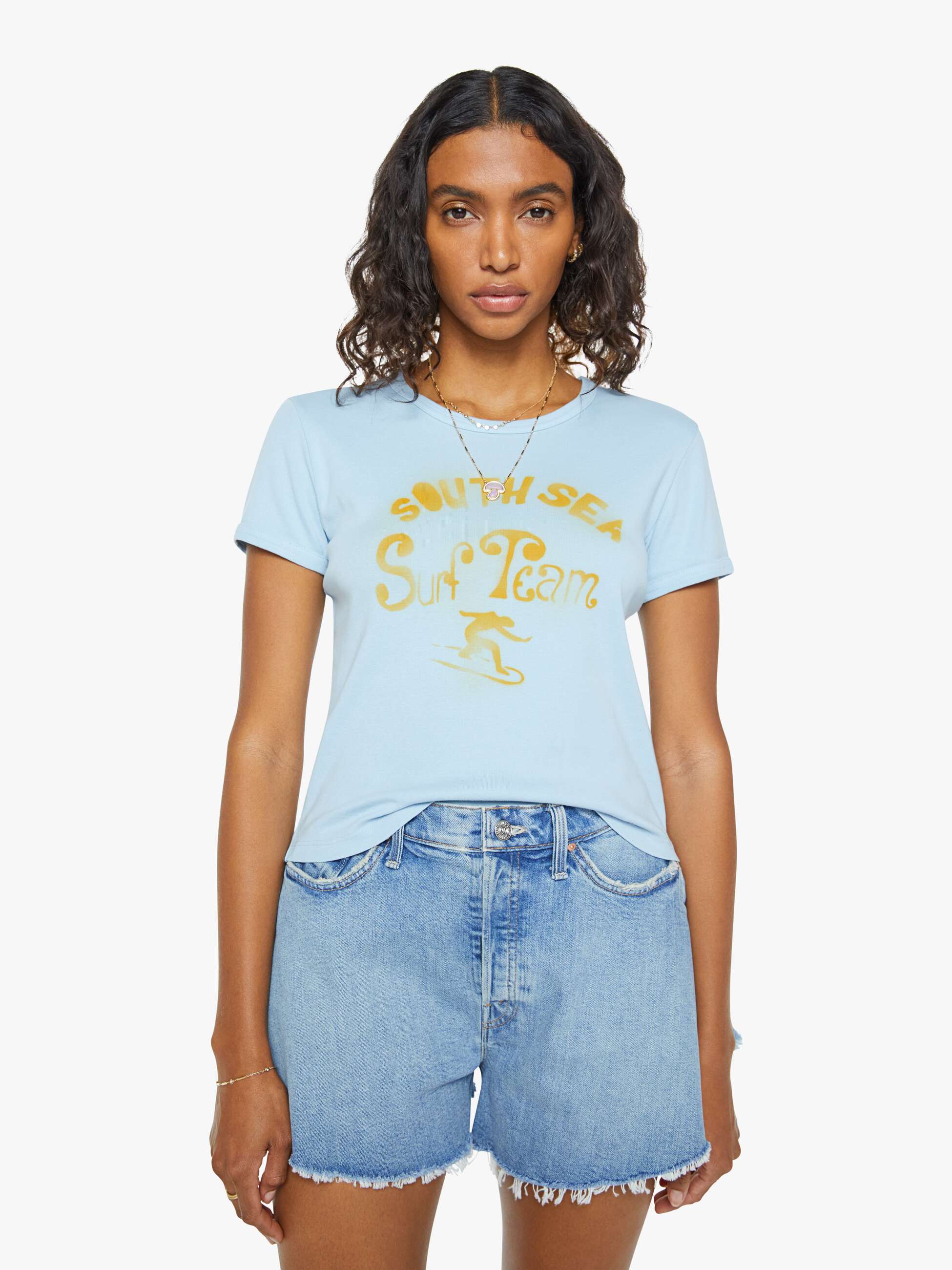 The Itty Bitty Ringer - Surf Team | MOTHER DENIM