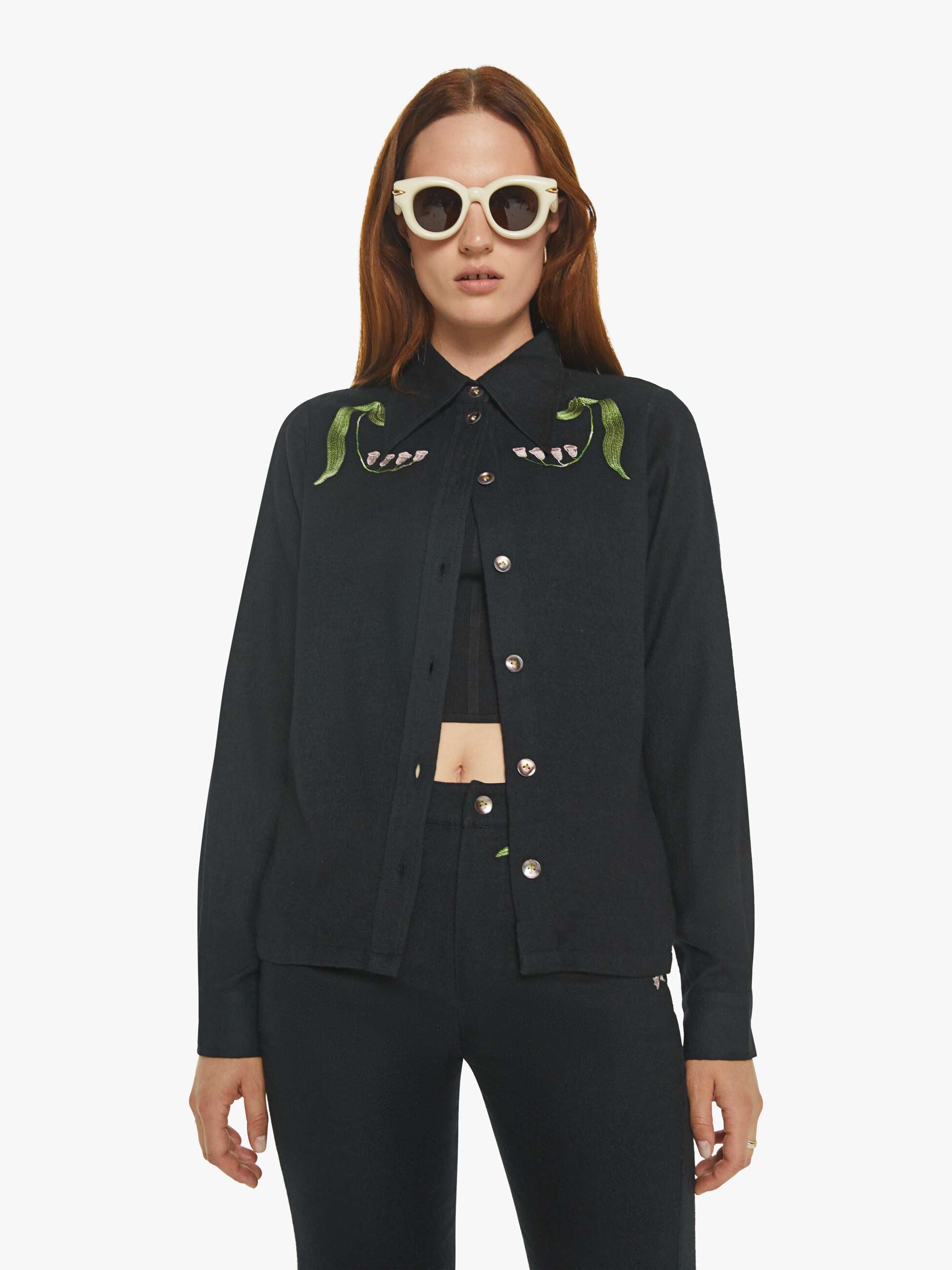 Alix of Bohemia Dolly Shirt - Lily Valley | MOTHER DENIM