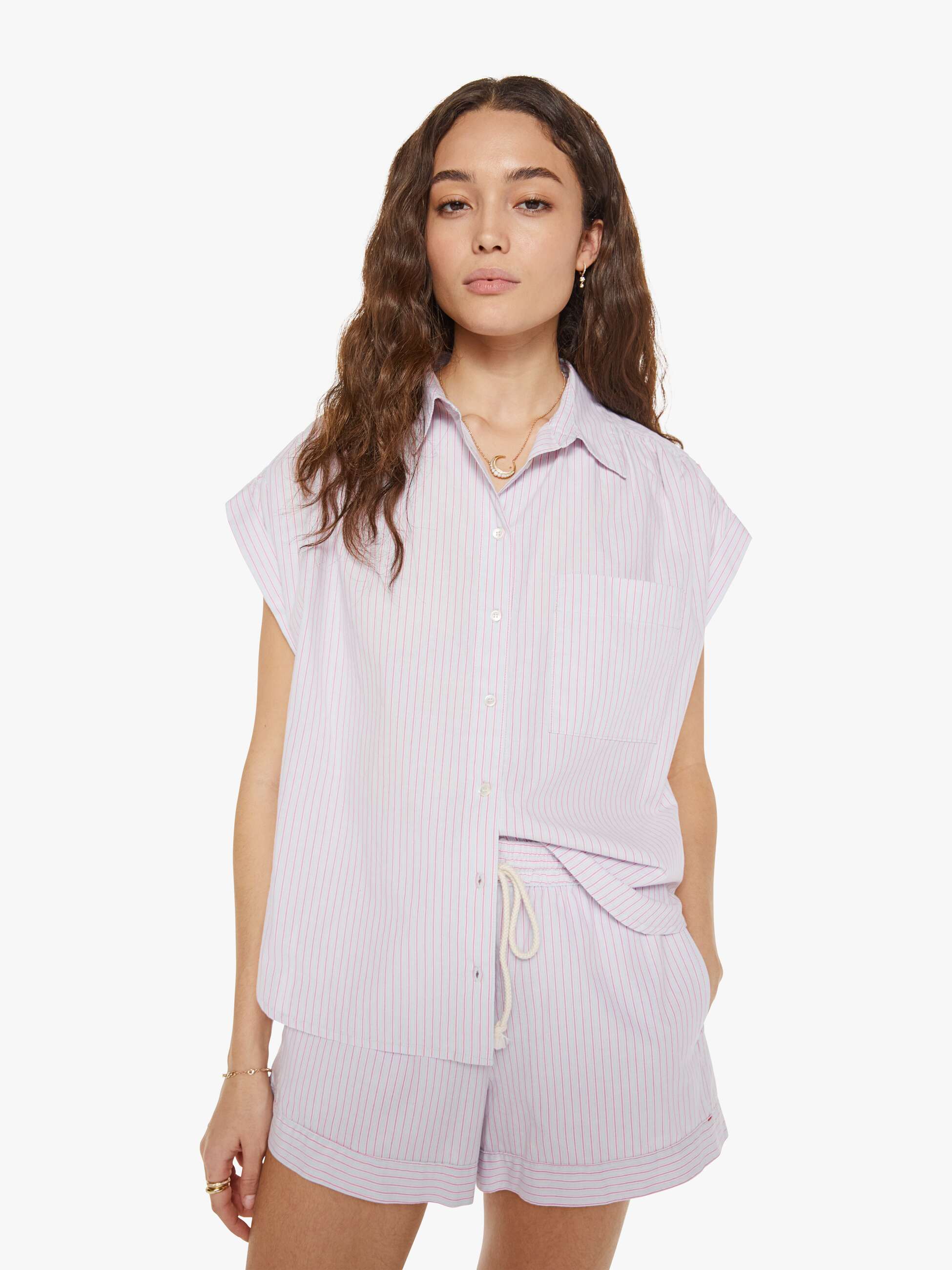 l’appartement XIRENA シャツ Walnut Inez Shirt