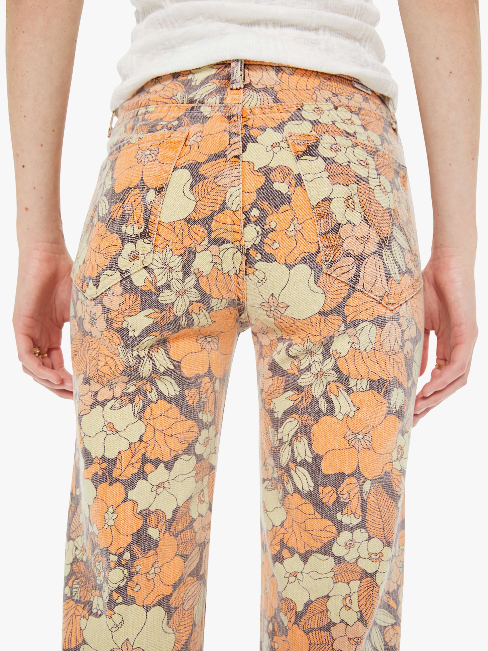 The Kick It - Orange Blossom | MOTHER DENIM