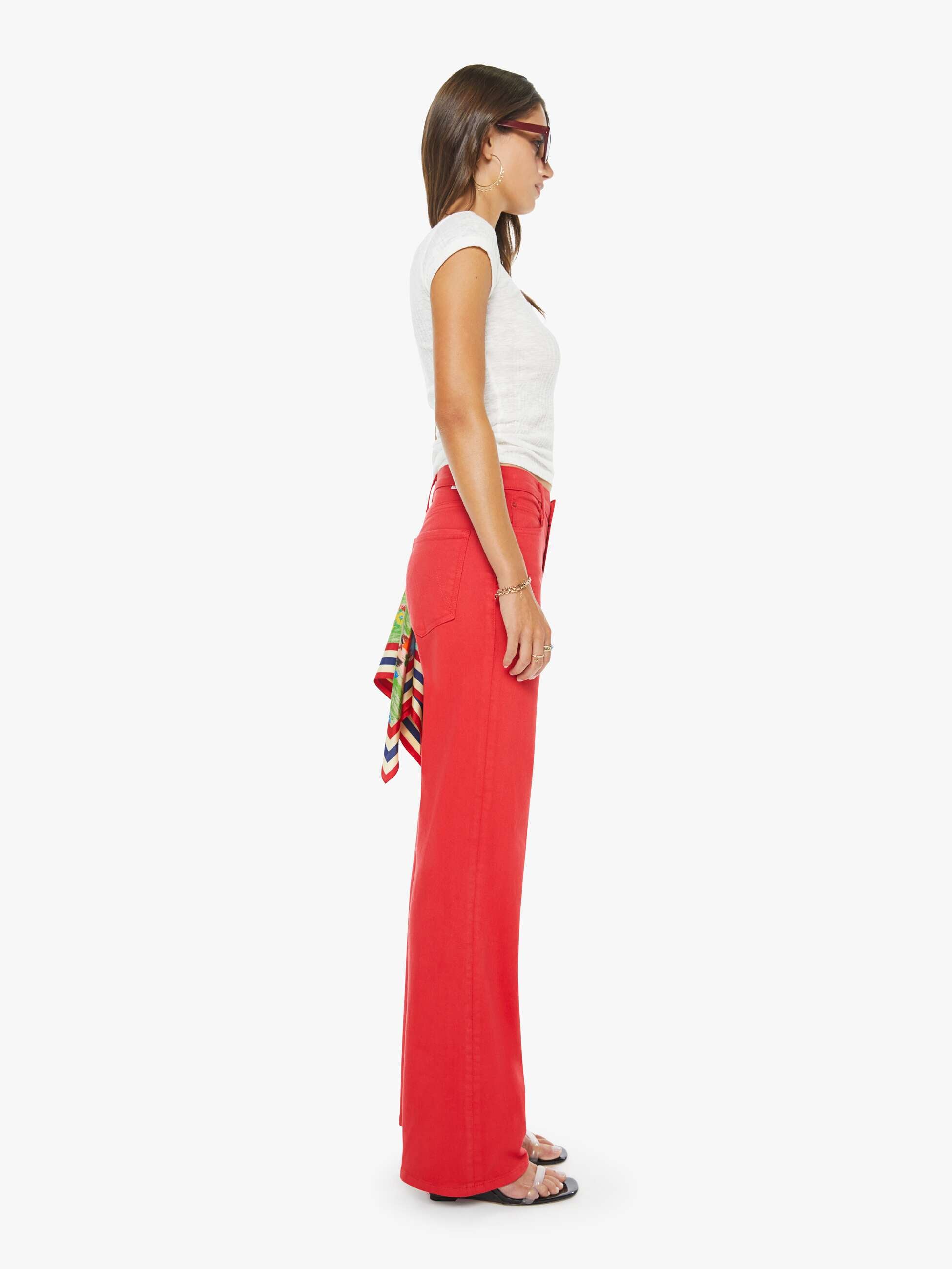 The Kick It - Play Date - Tango Red | MOTHER DENIM