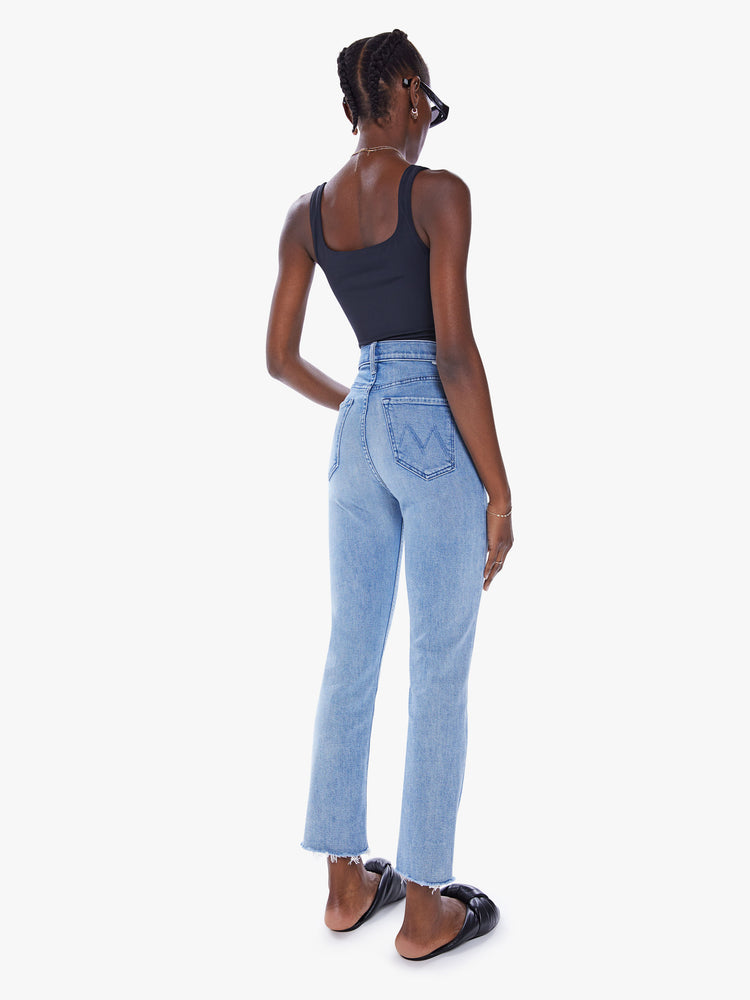 HIGH WAISTED RIDER ANKLE FRAY FISH OUT OF WATER | MOTHER DENIM