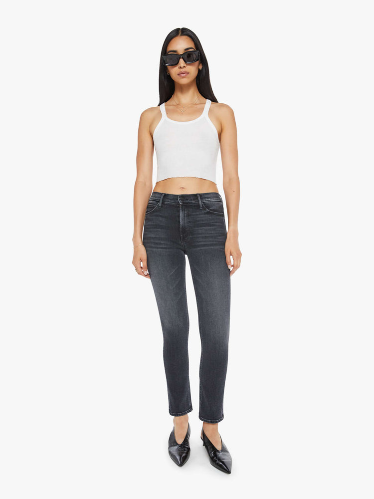 gap black cigarette jeans Mid Rise Classic Straight Stretch Size 30/10 NWT RT$80 Feels like vintage denim with a hint of stretch Women's High Rise Vintage Slim