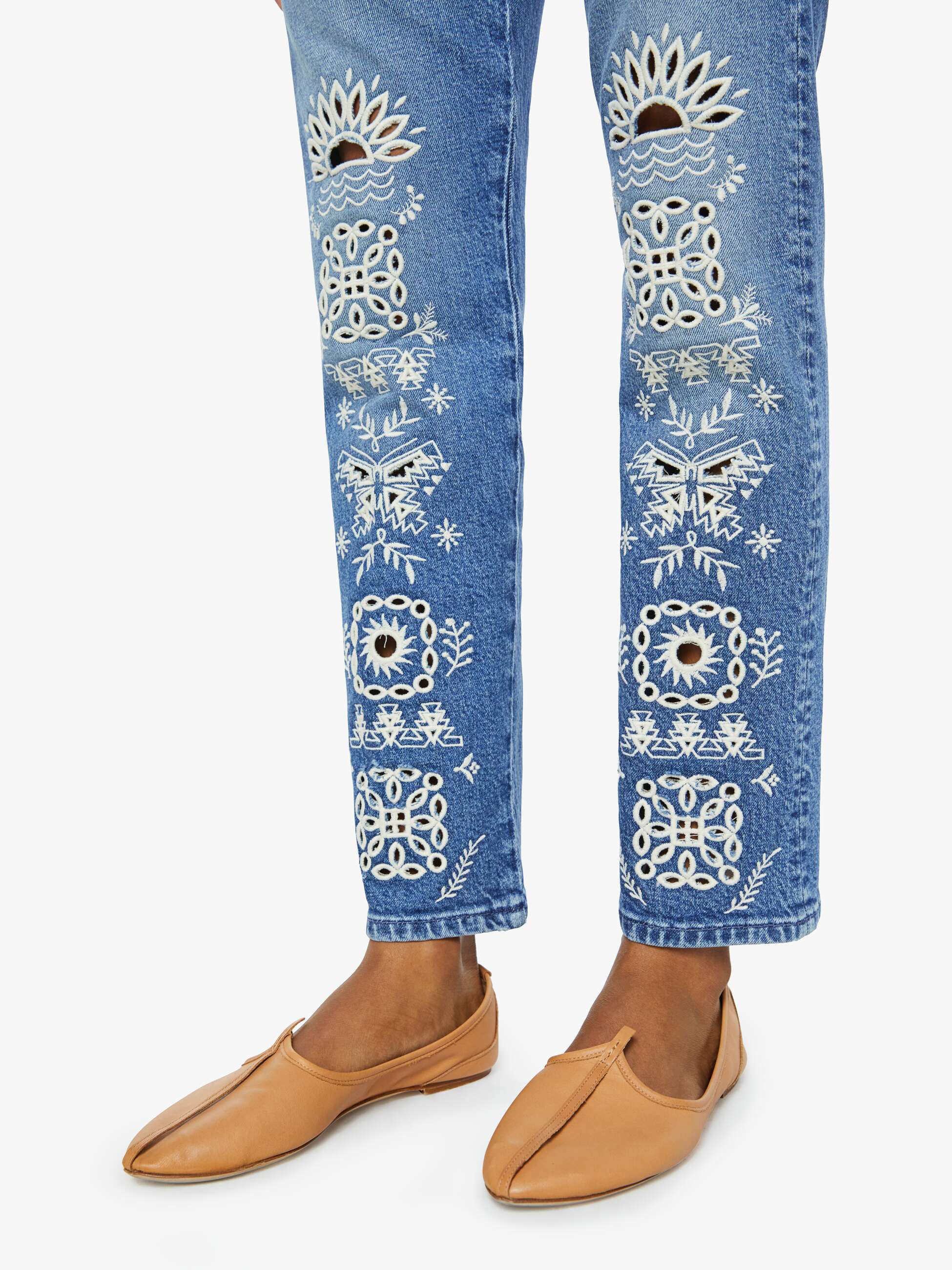 The Mid Rise Hiker Hover - Tequila Sunset | MOTHER DENIM