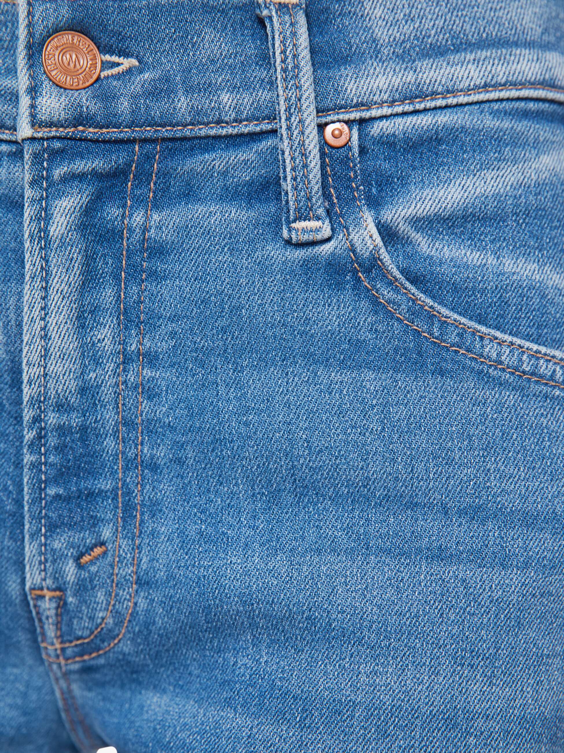 The Mid Rise Rambler Zip Ankle - Piece By Piece | MOTHER DENIM