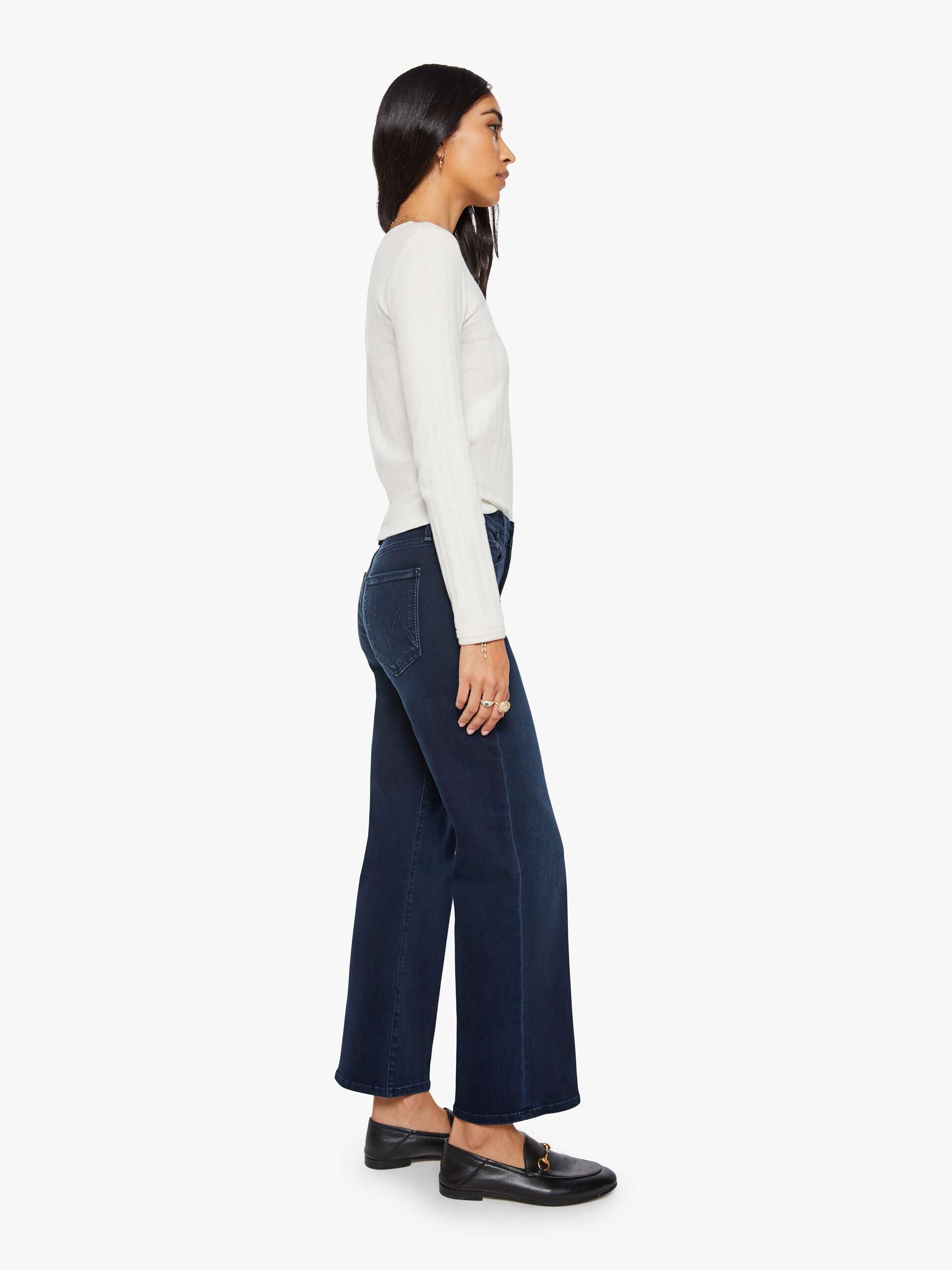 The Mid Rise Rambler Zip Ankle - Chip On My Shoulder | MOTHER DENIM