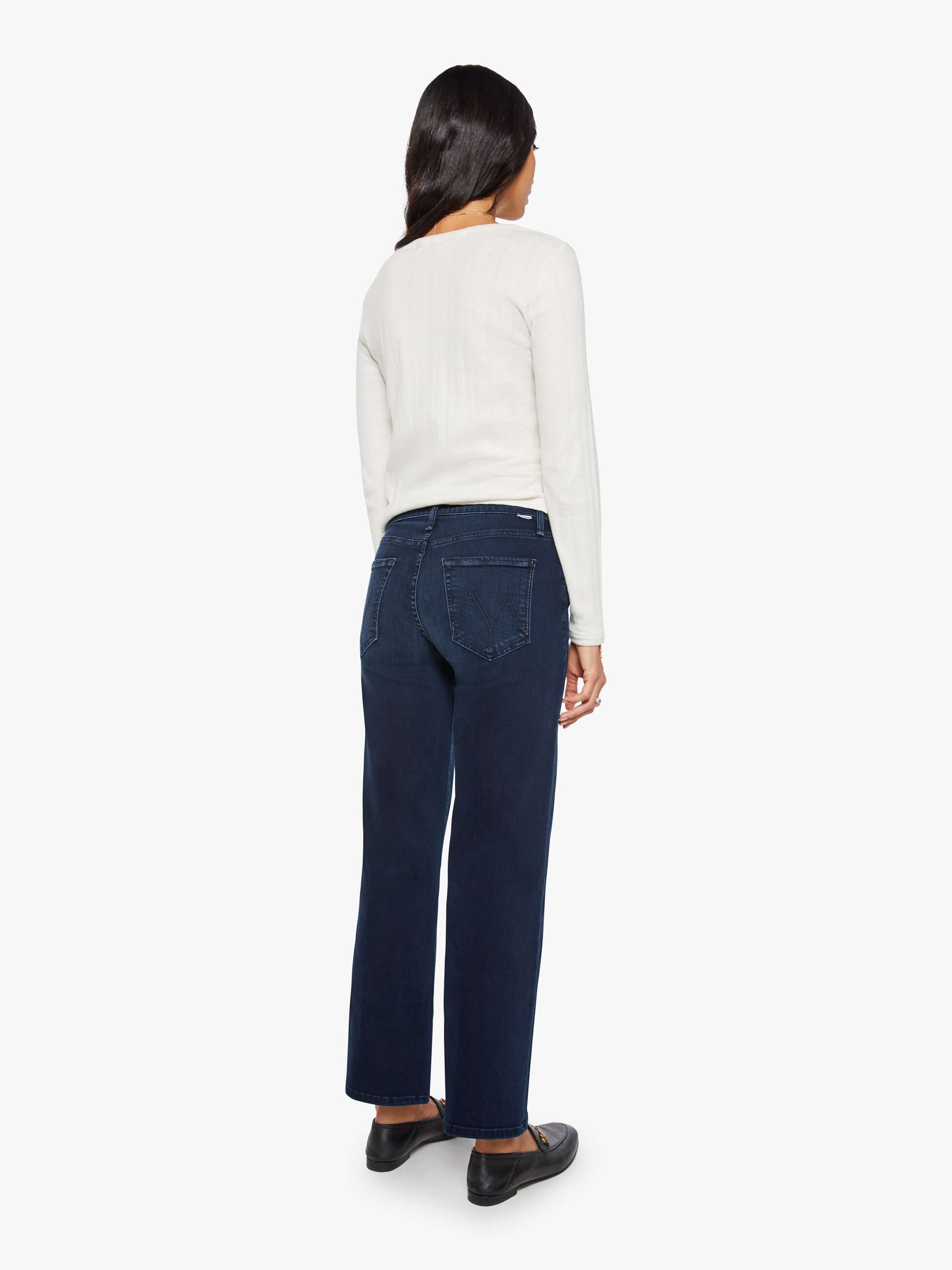 The Mid Rise Rambler Zip Ankle - Chip On My Shoulder | MOTHER DENIM