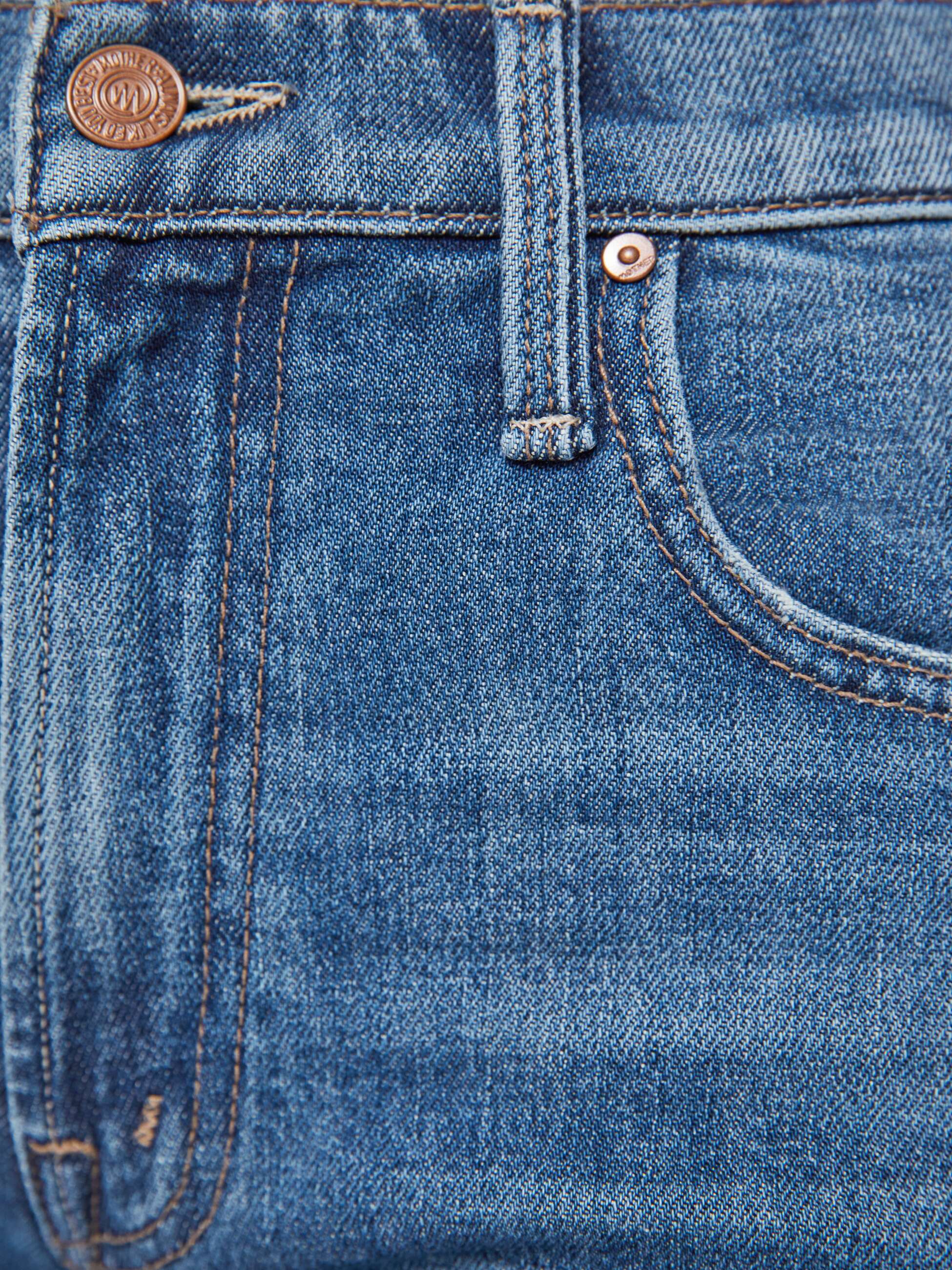The Mid Rise Rambler Zip Ankle - Tambourine Man | MOTHER DENIM