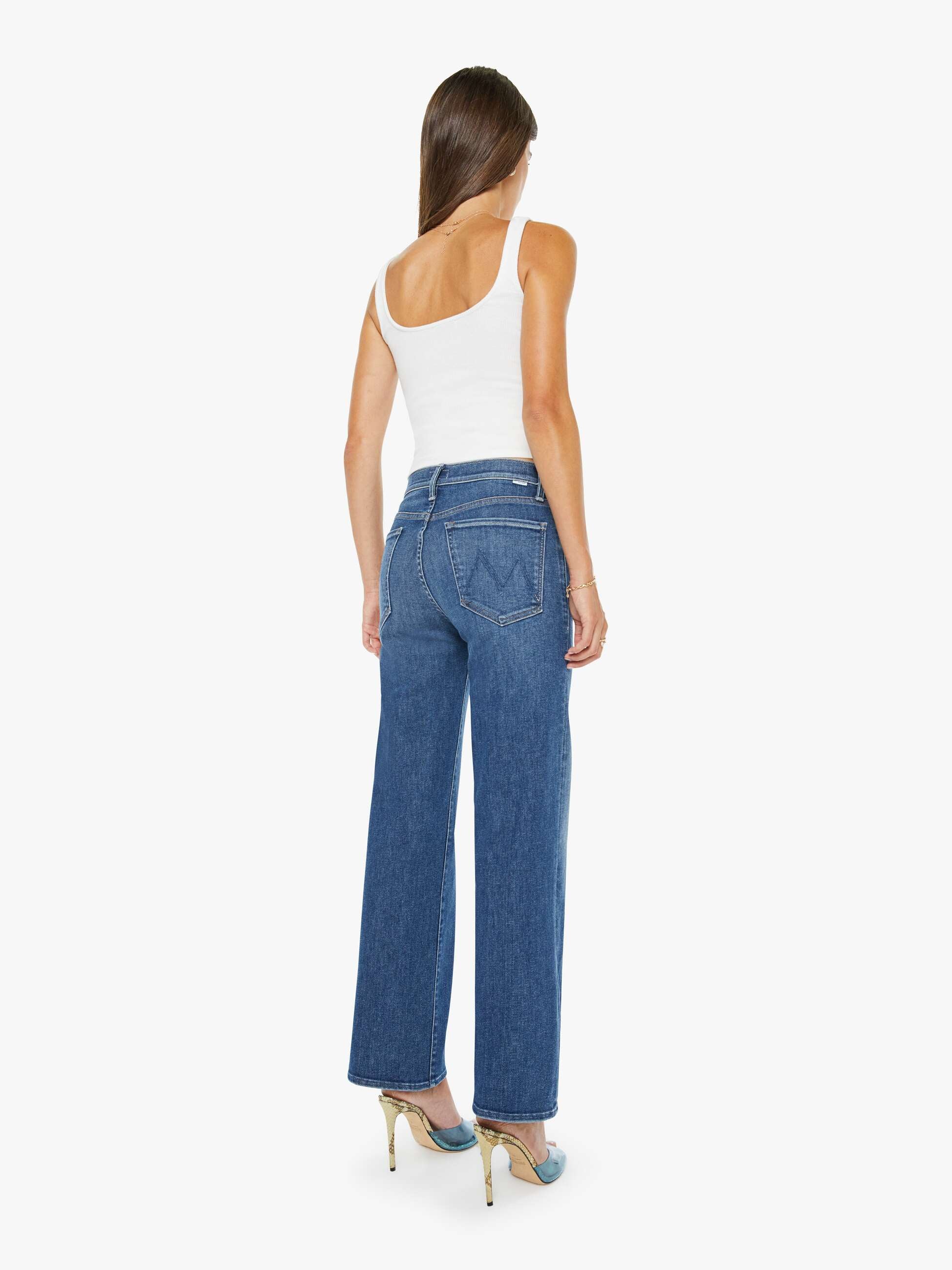 The Mid Rise Rambler Zip Ankle - Catch My Drift | MOTHER DENIM