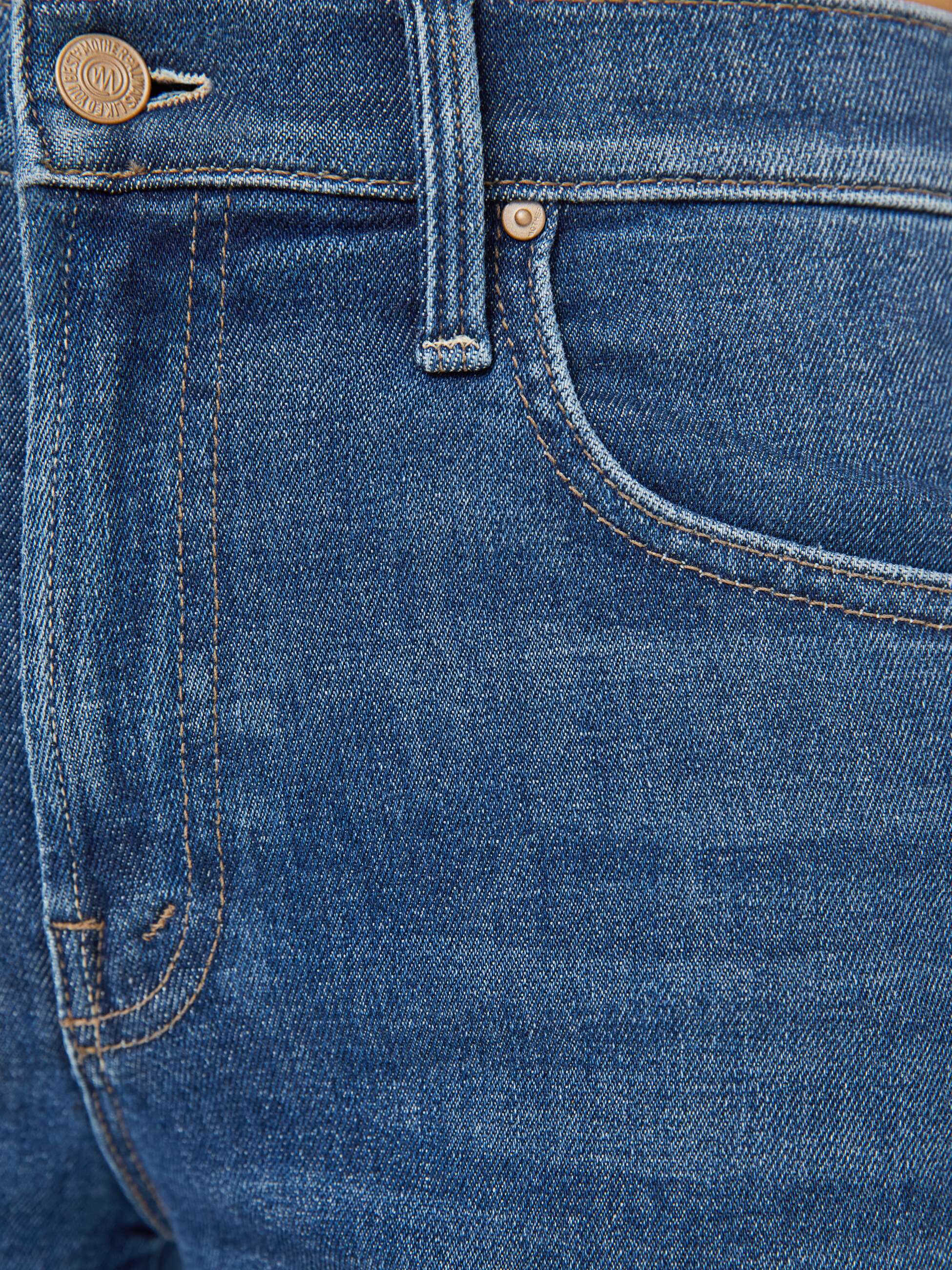 The Mid Rise Rambler Zip Ankle - Catch My Drift | MOTHER DENIM