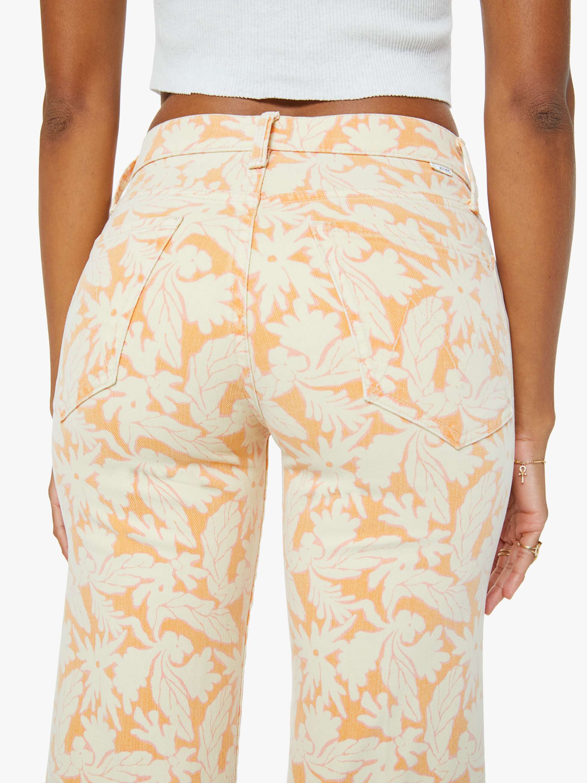 MURRAL framed flower pants ベージュ 38ミュラール MURRAL framed flower pants ベージュ 38ミュラール MURRAL framed