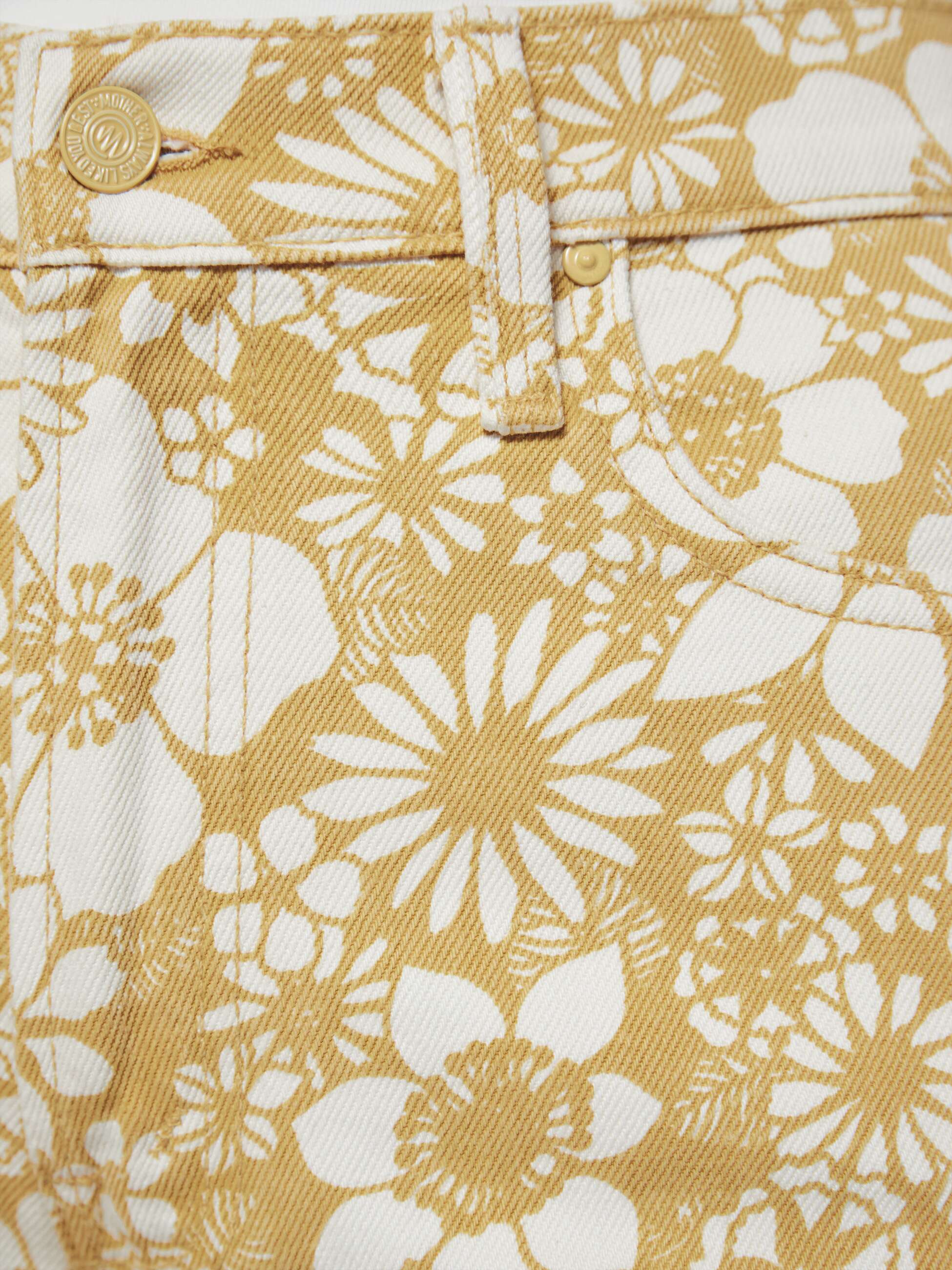 The Mid Rise Rambler Zip Ankle - Floral Notes | MOTHER DENIM
