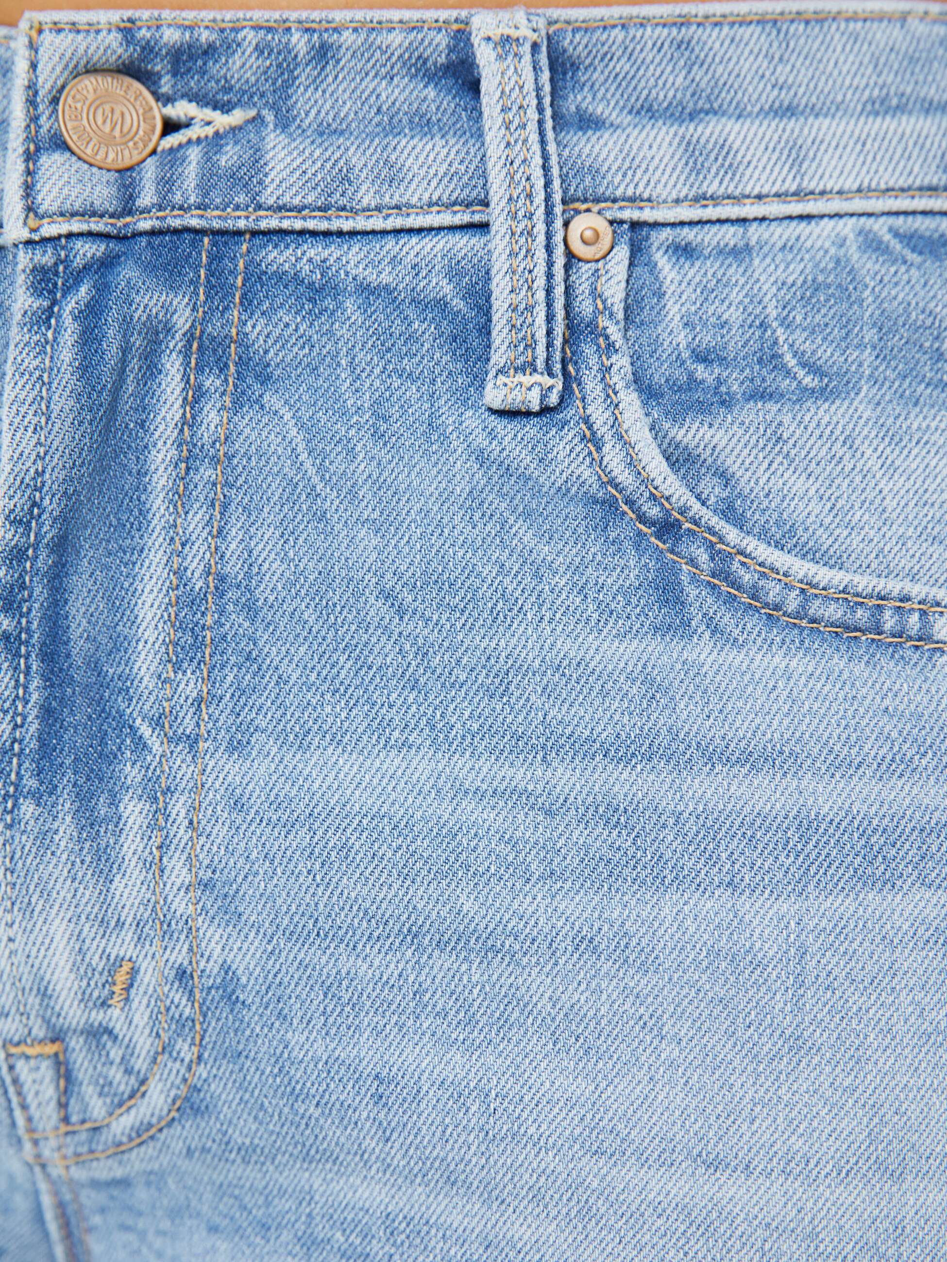 The Mid Rise Rambler Zip Ankle Fray - Comeback Kid | MOTHER DENIM