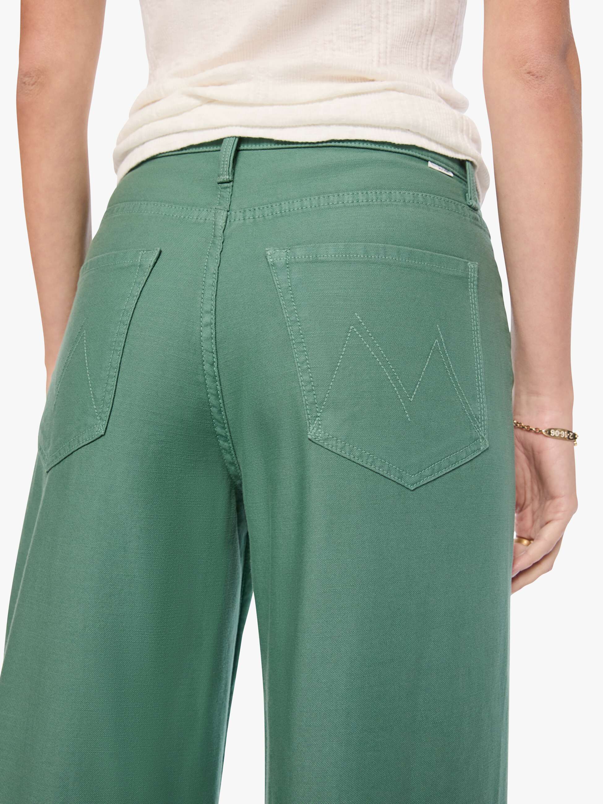 The Ditcher Roller Zip Skimp - Sir, Yes Sir! - Dark Ivy | MOTHER DENIM
