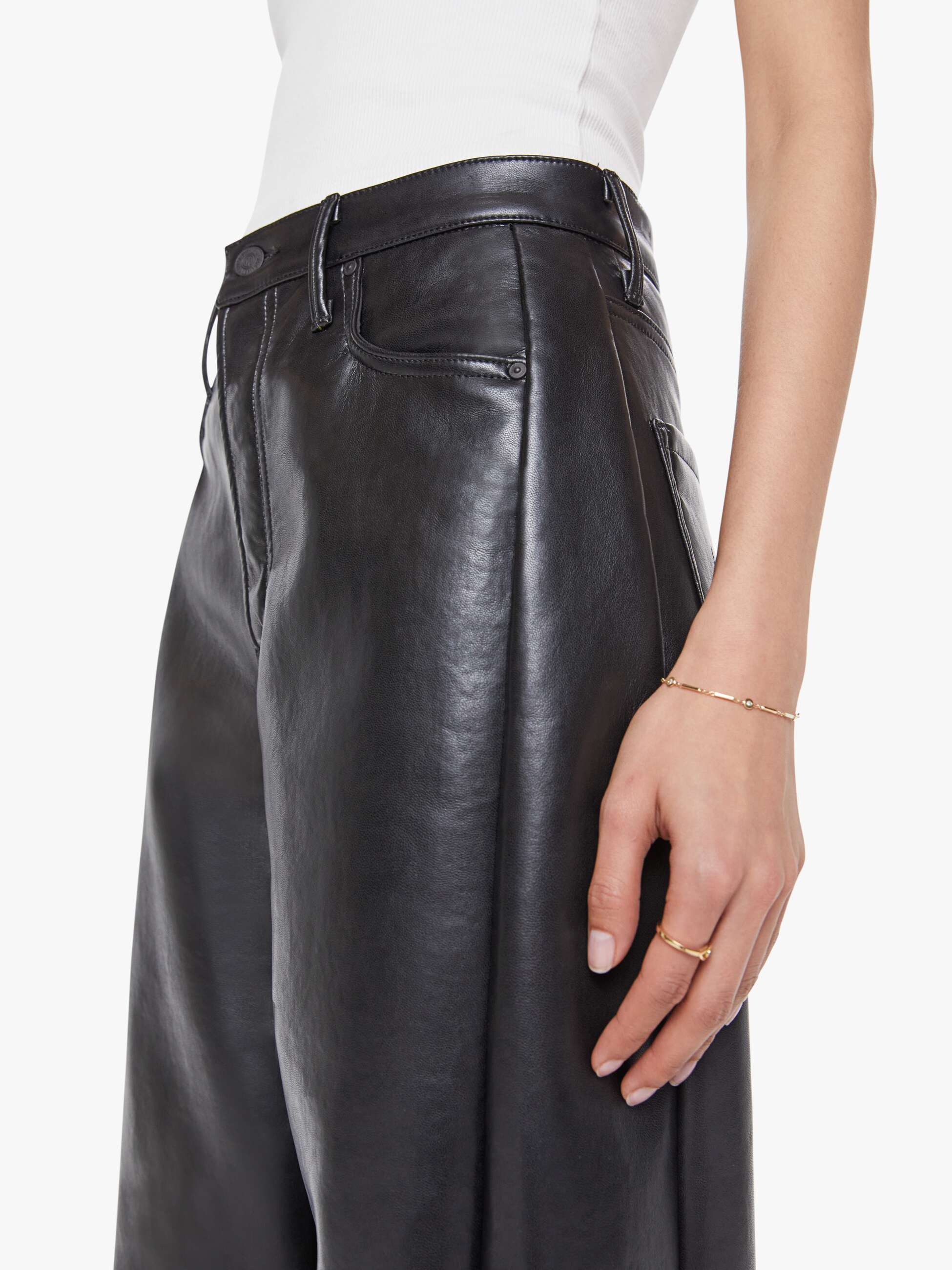 The Half-Pipe Flood - Invitation Only Black | MOTHER DENIM