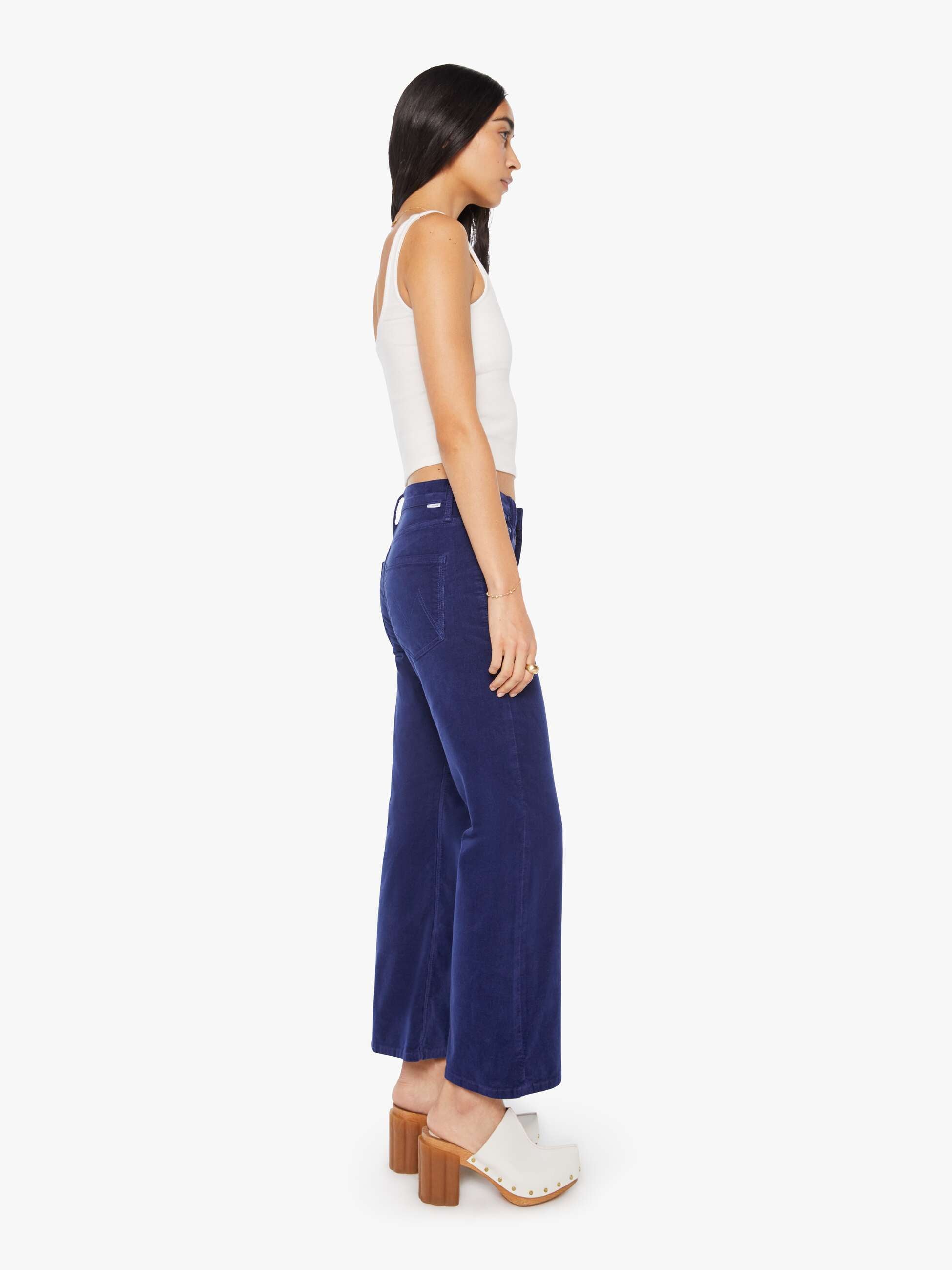 The Bookie Flood - Hopscotch - Twilight Blue | MOTHER DENIM