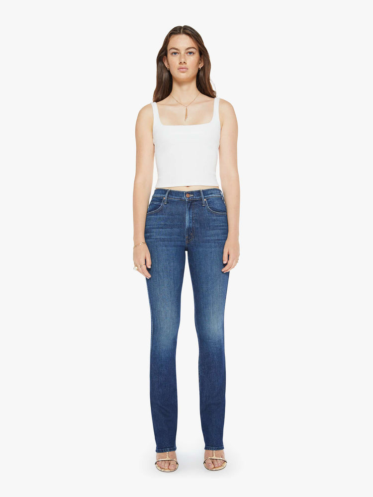 The Mid Rise Smokin' Double Heel Clothing Optional MOTHER DENIM