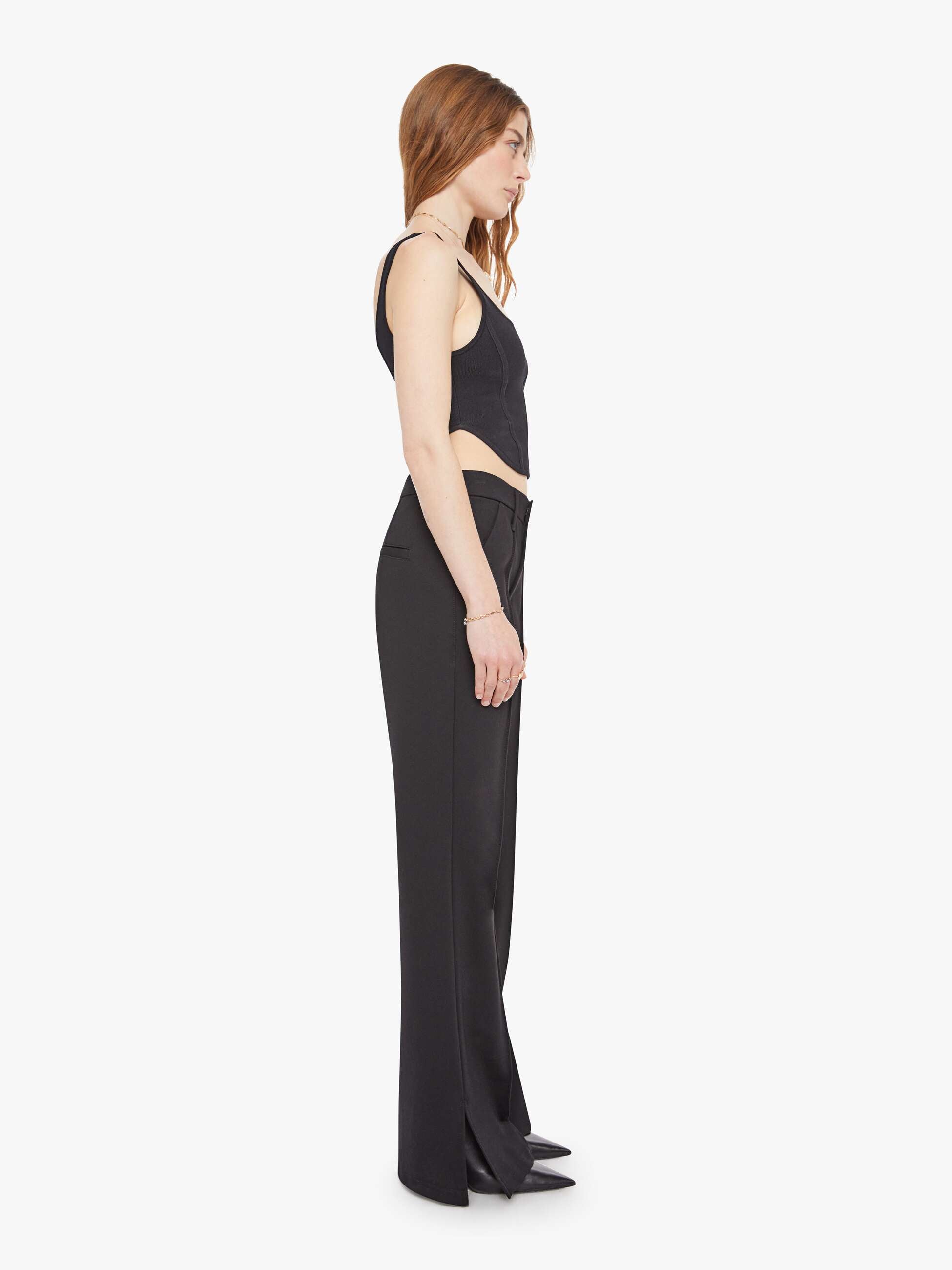 The Pin Up Bookie Slice Heel - Smooth Operator - Black | MOTHER DENIM