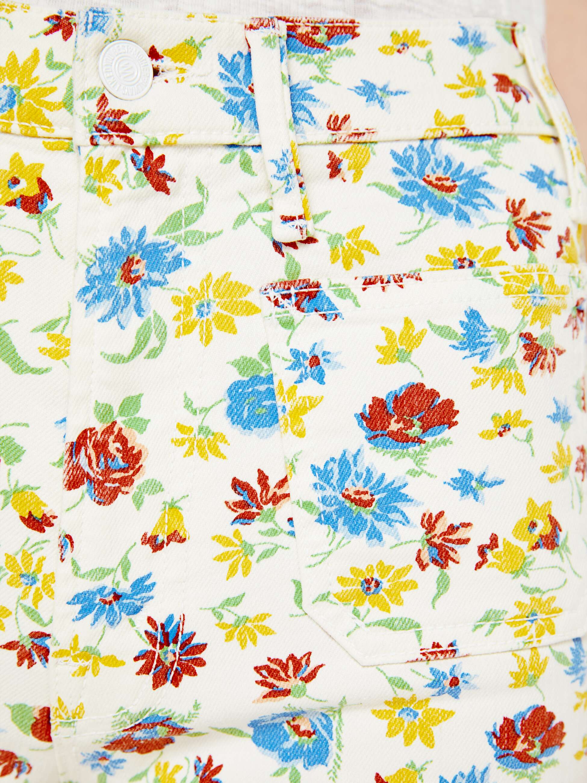 The Hustler Roller Patch Pocket Sneak - Rose Bowl | MOTHER DENIM