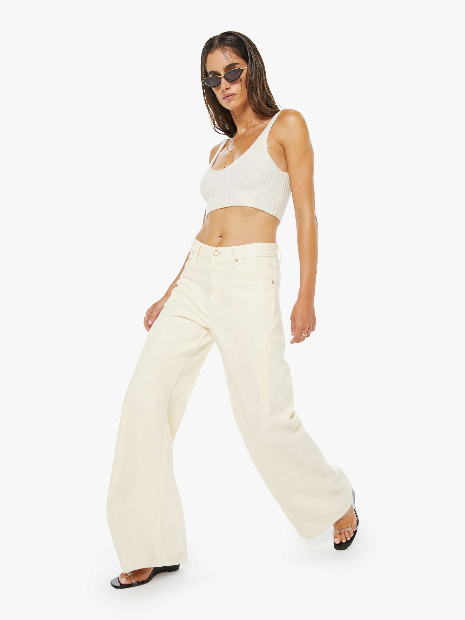 The Lemon Twist Sneak - A La Carte - Natural | MOTHER DENIM