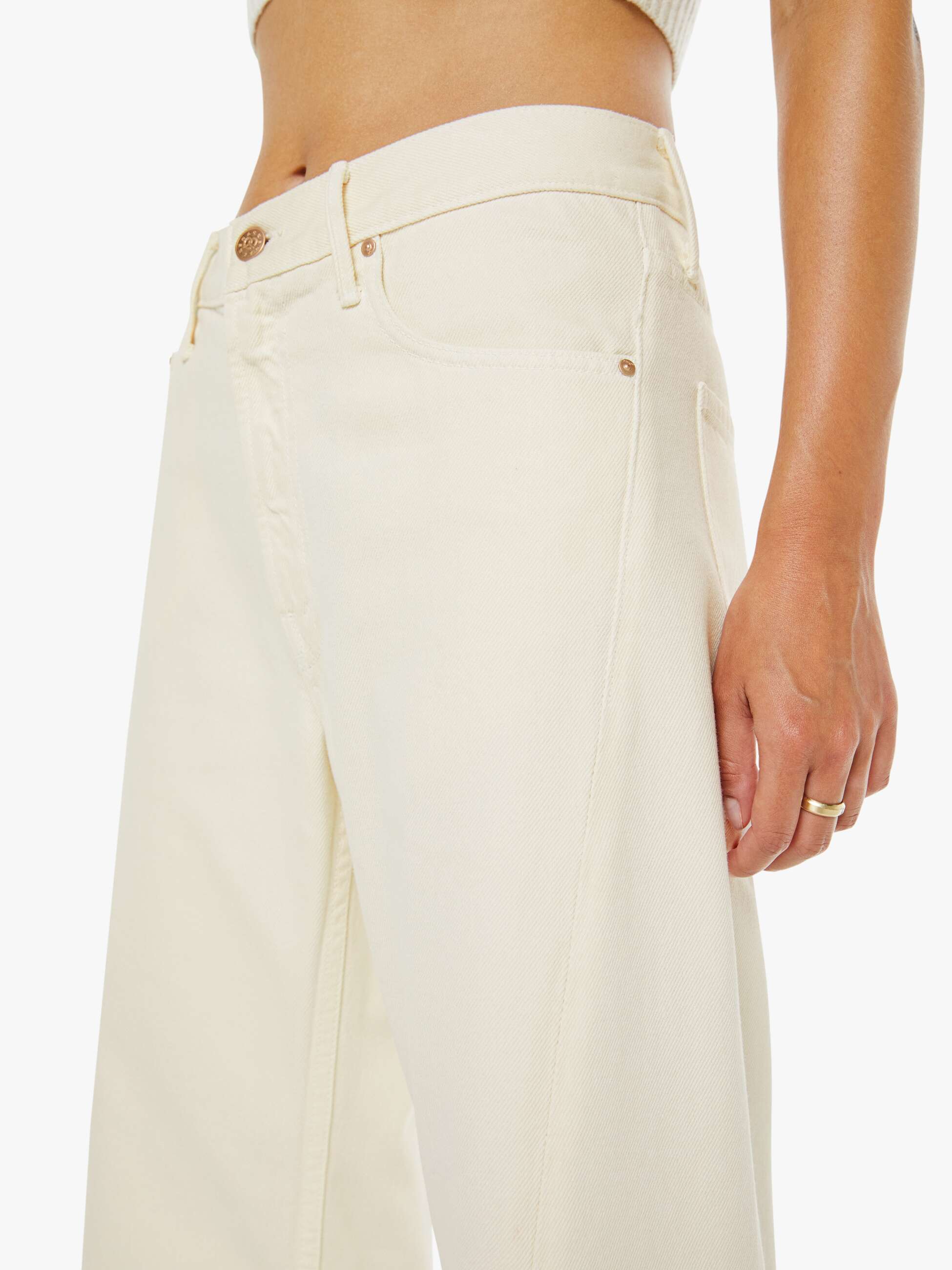 SNACKS! The Lemon Twist Sneak - A La Carte - Natural | MOTHER DENIM