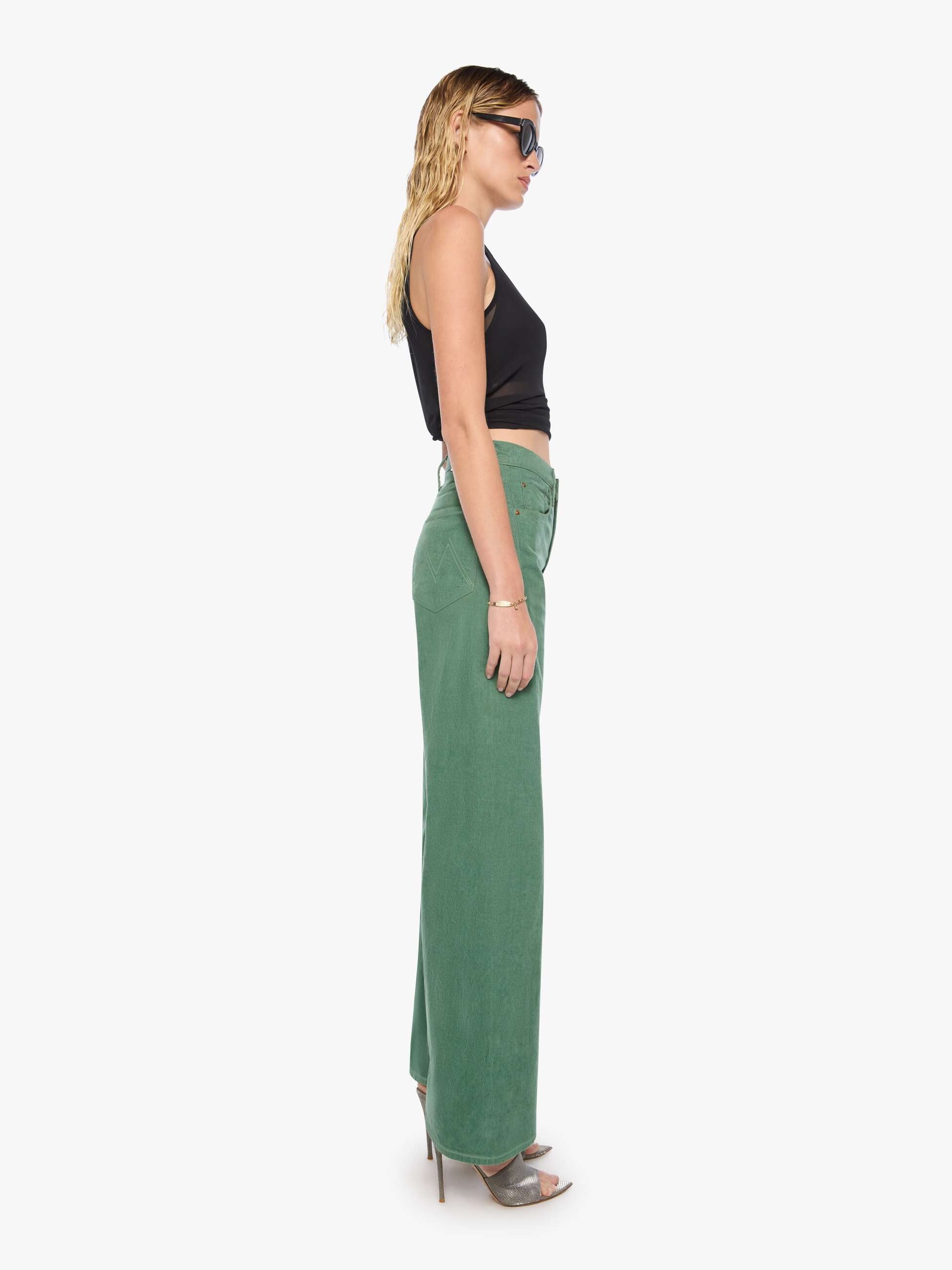 SNACKS! The Lemon Twist Sneak - Dark Ivy | MOTHER DENIM