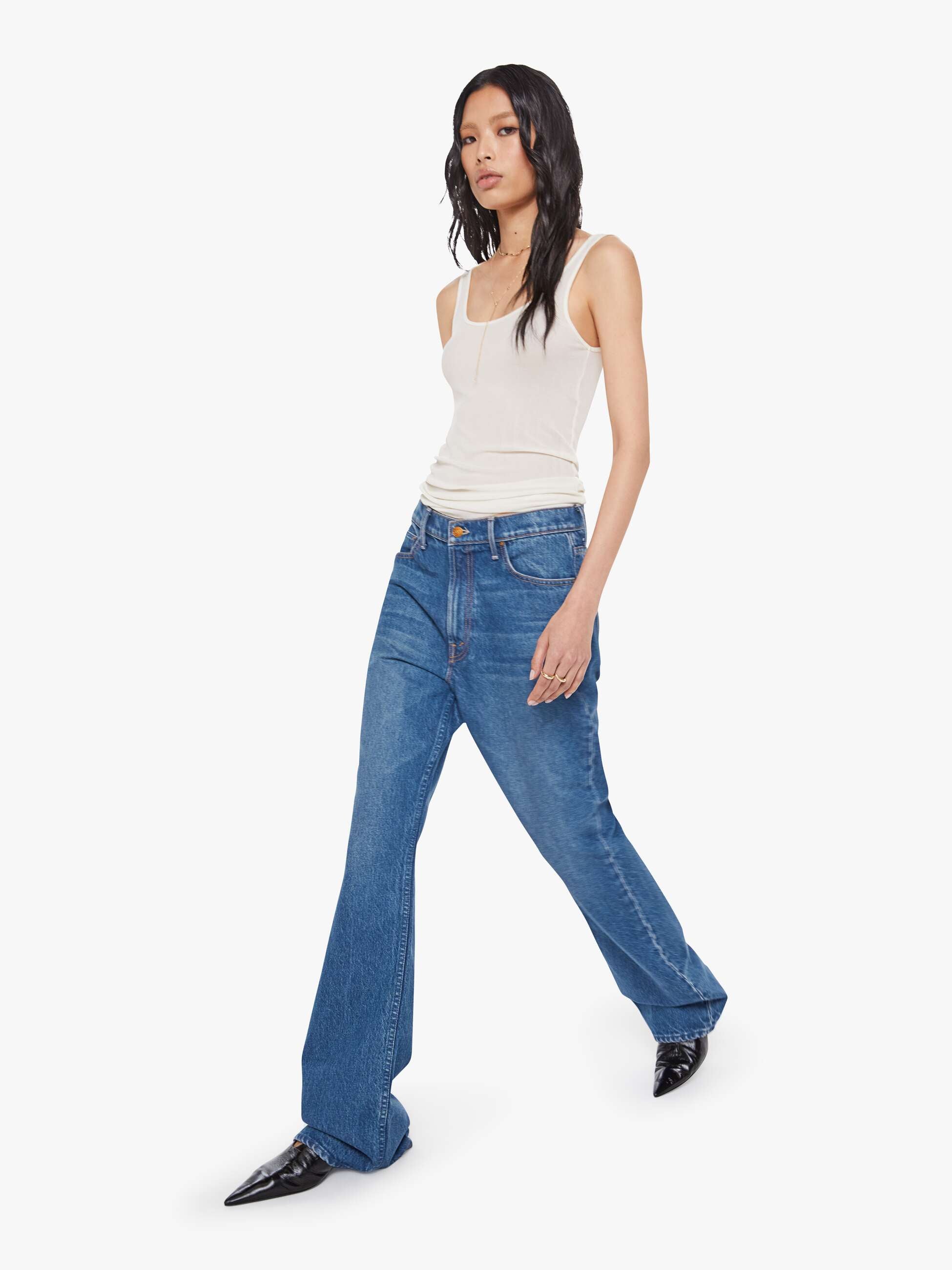 SNACKS! The Mixer Heel - Bangers And Mash | MOTHER DENIM