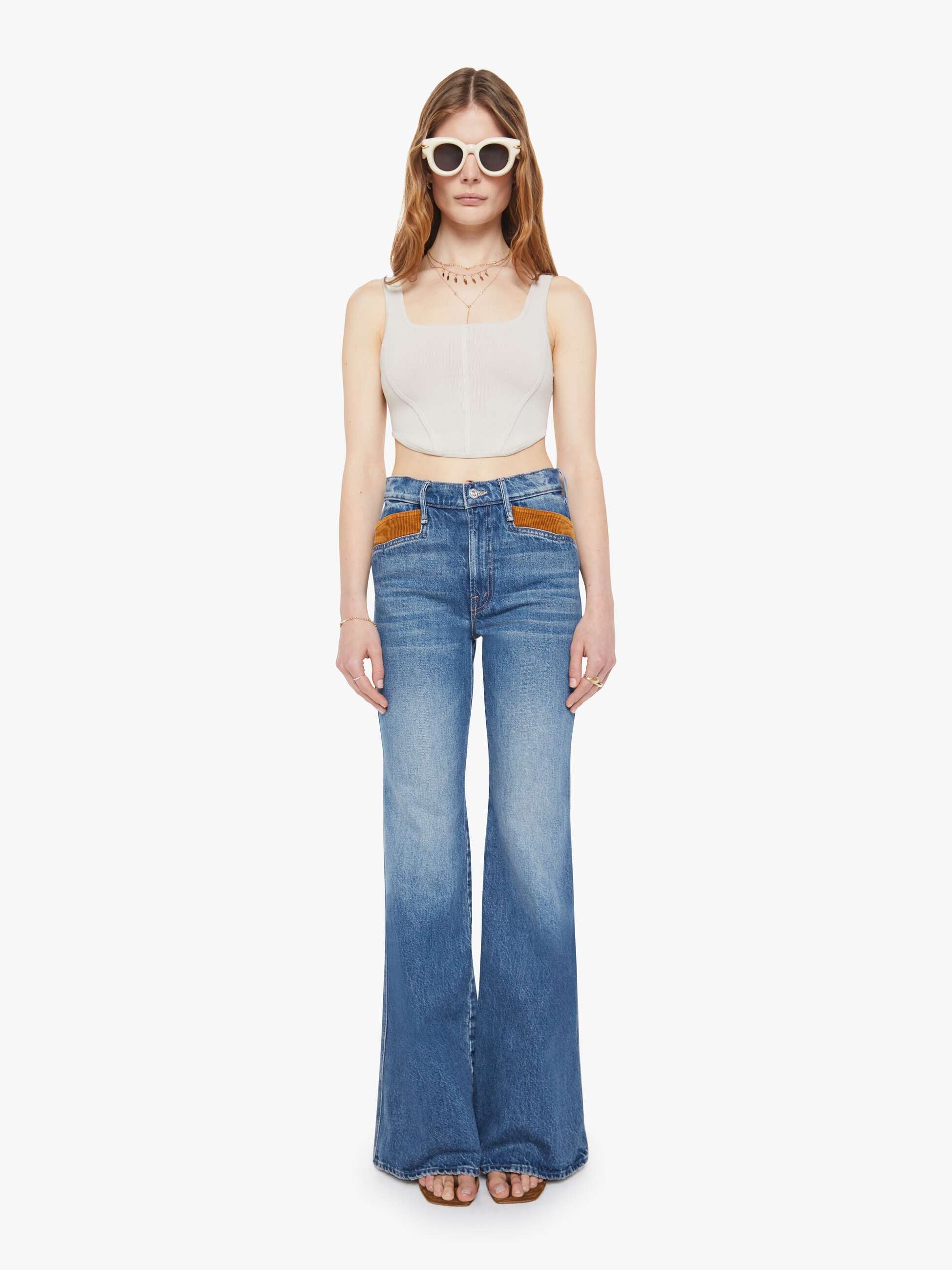 The Pointy Pocket Doozy Heel - Remember When | MOTHER DENIM