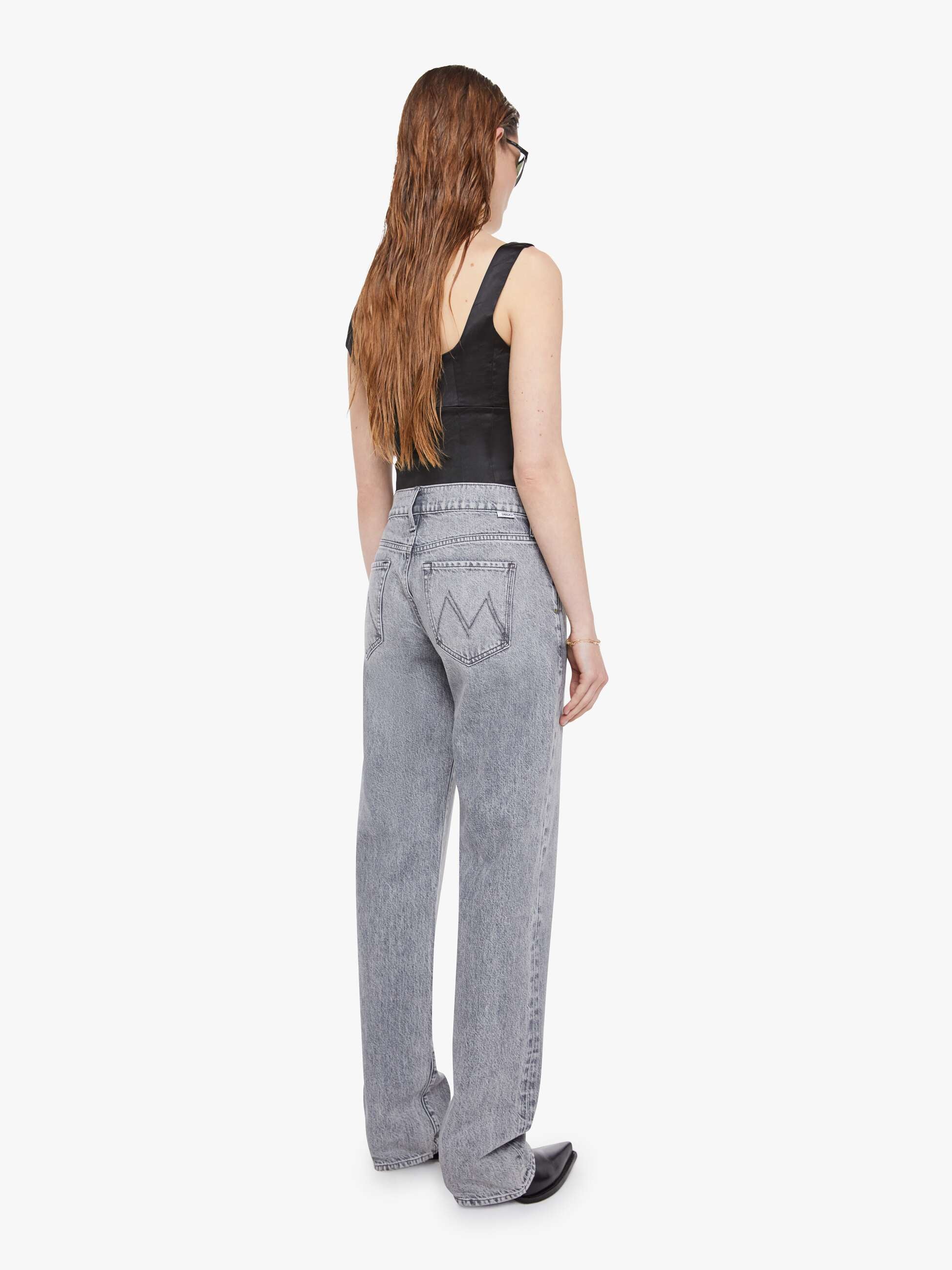 earlグレーデニム SNACKS! The Relish Heel - Earl Grey | MOTHER DENIM