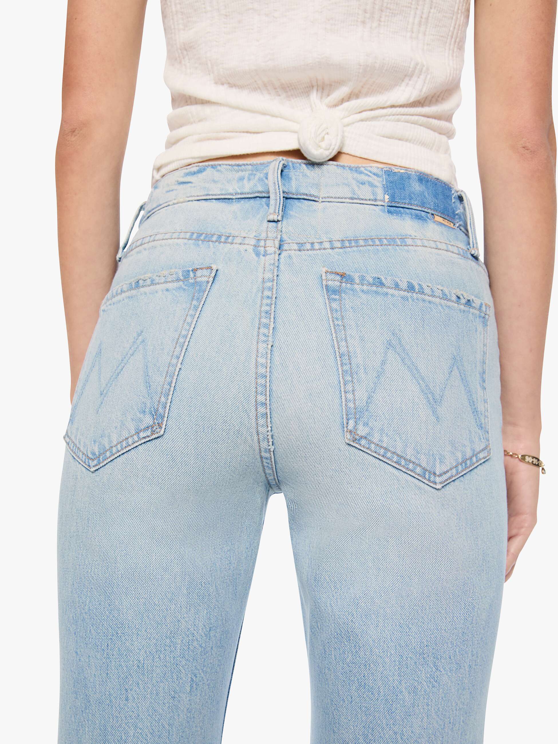 The Seamed Doozy Heel - Out Of This World | MOTHER DENIM