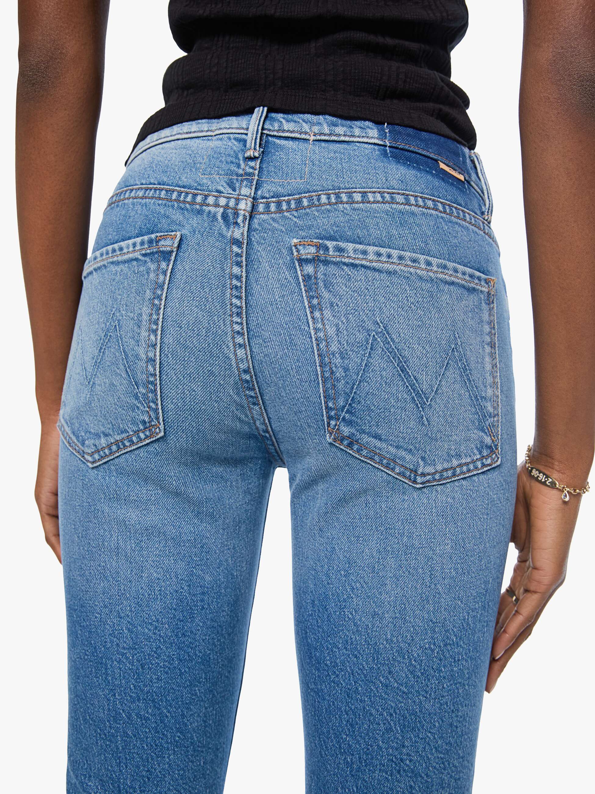 The Mid Rise Dazzler Hover - Just An Animal | MOTHER DENIM