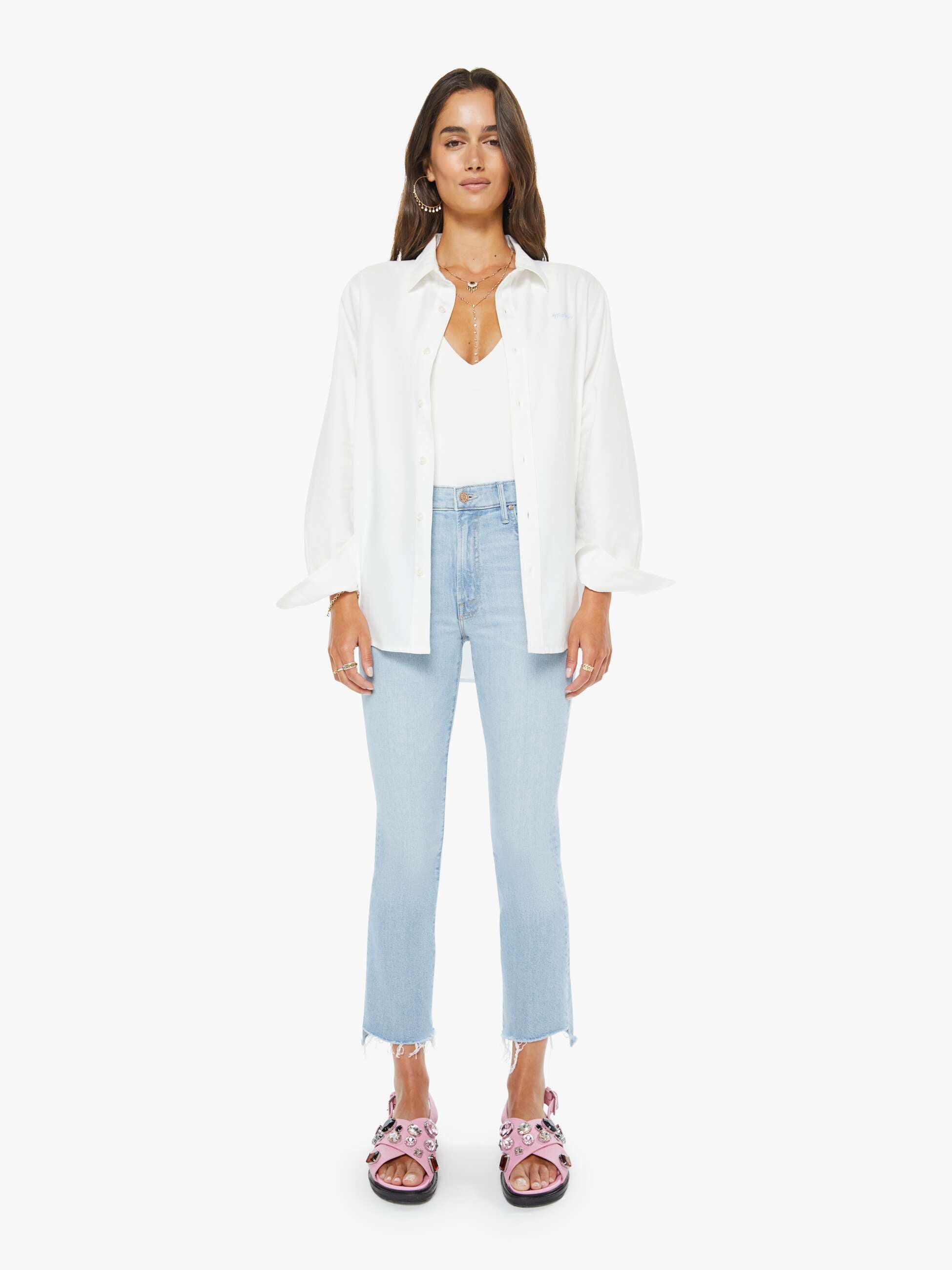 The Insider Crop Step Fray - You're My Favorite | MOTHER DENIM