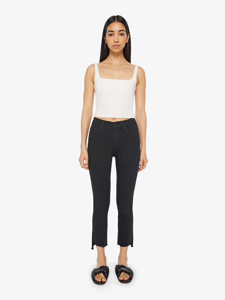 The Insider Crop Step Fray Not Guilty MOTHER DENIM