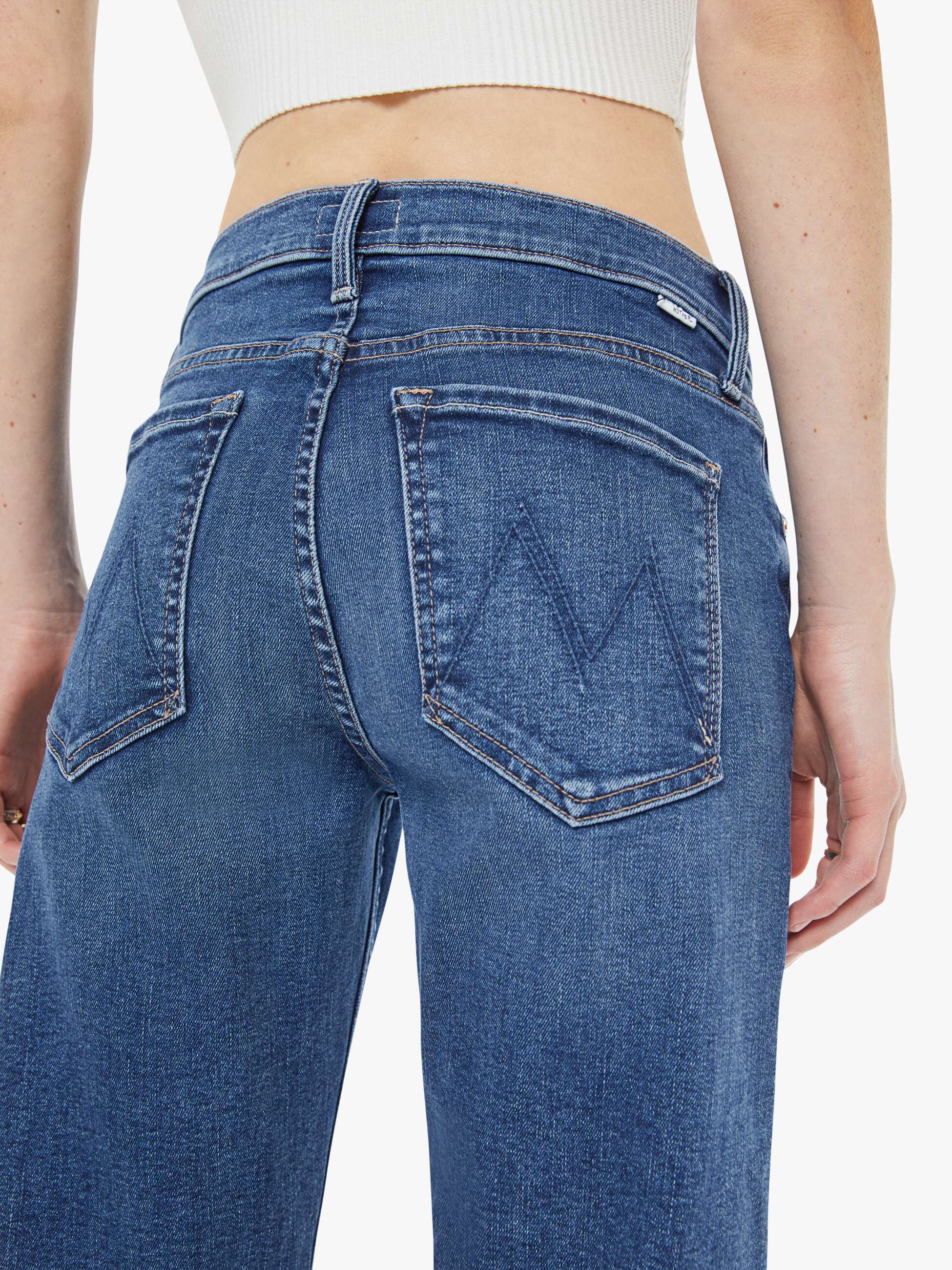 The Newbie Ankle Fray - Prized Possession | MOTHER DENIM
