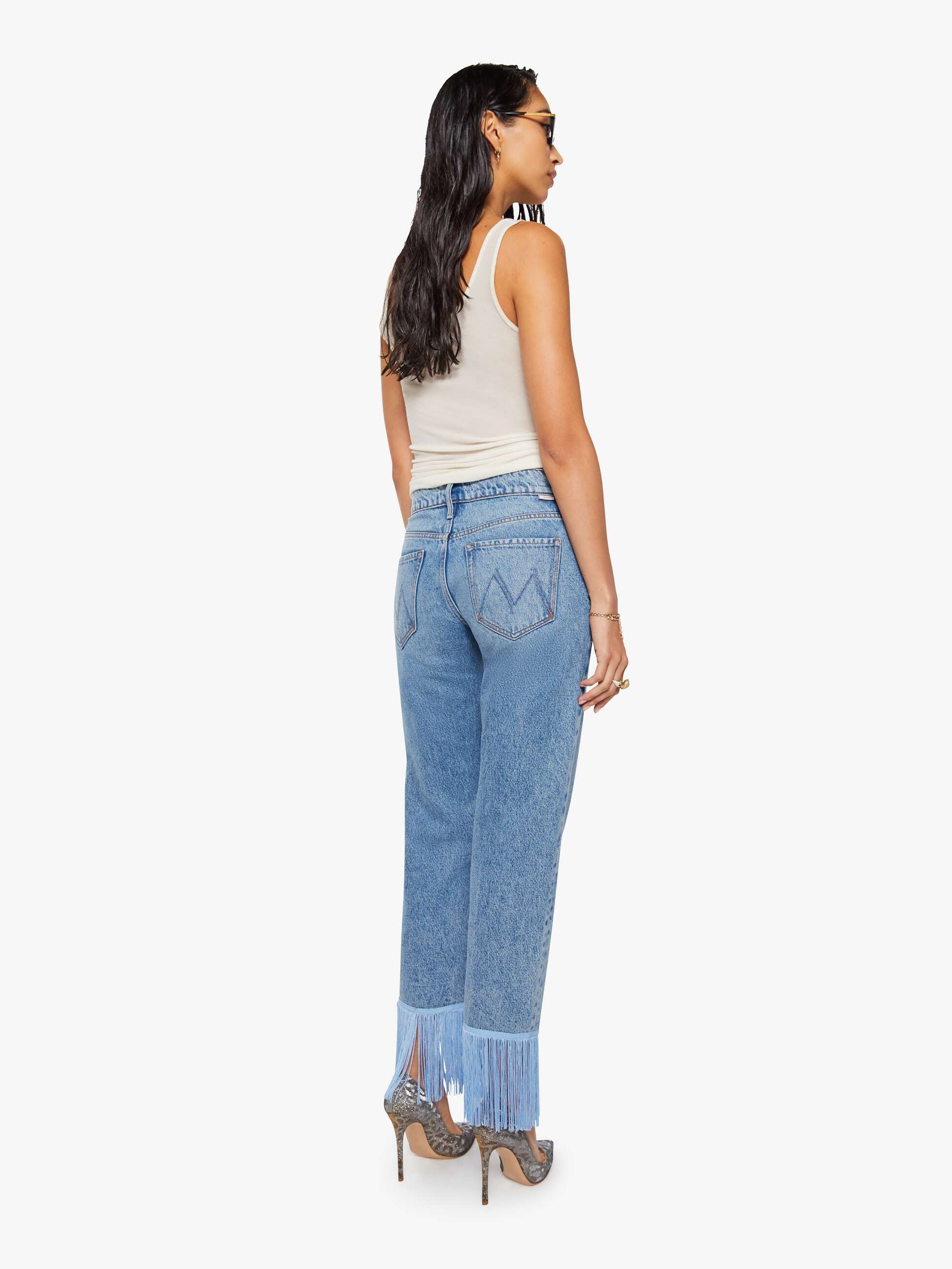 SNACKS! The Relish Fringe Ankle - Jerky | MOTHER DENIM