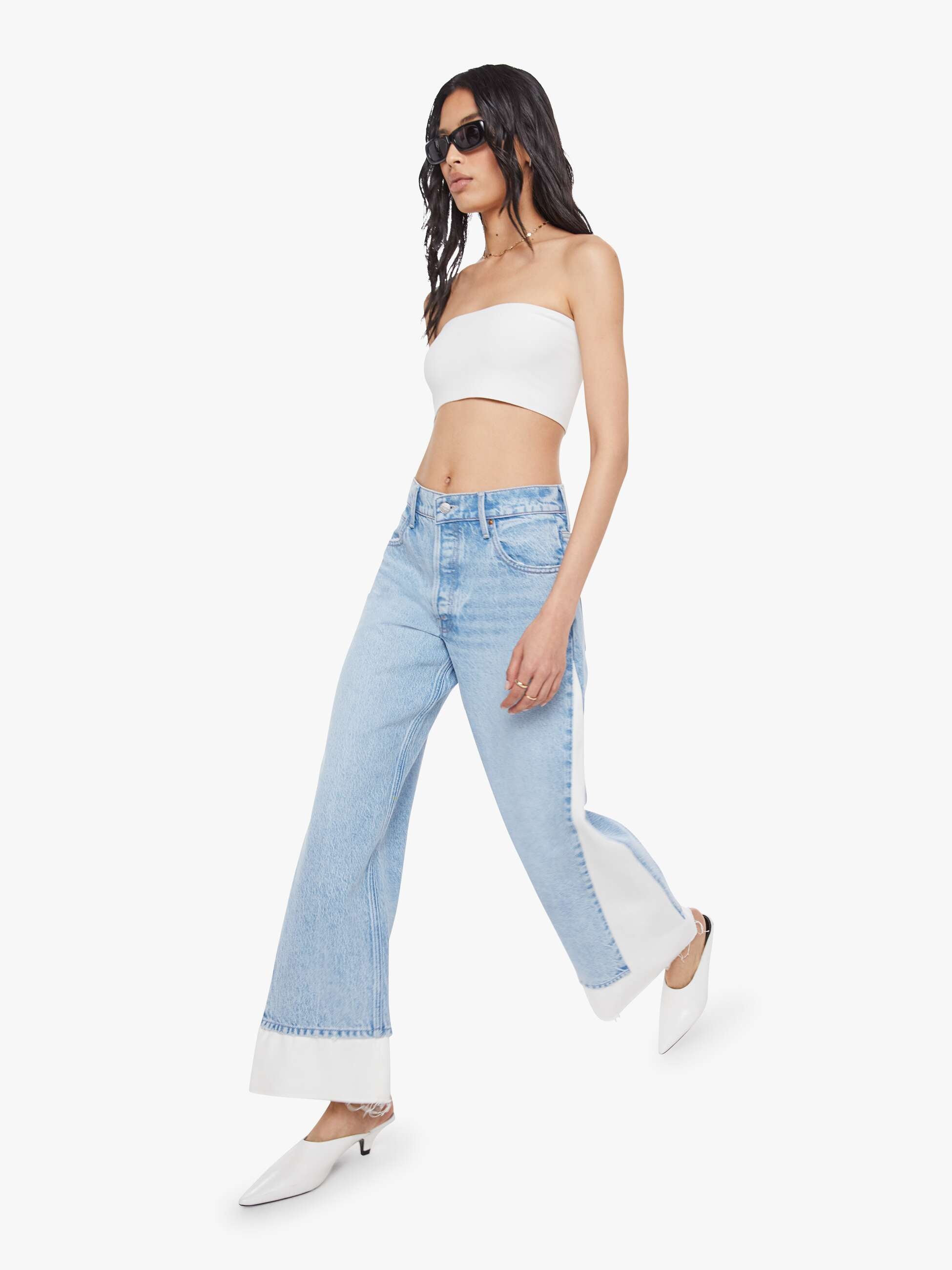 SNACKS! The Nacho Double Dip Nerdy Fray - Deep Fried | MOTHER DENIM