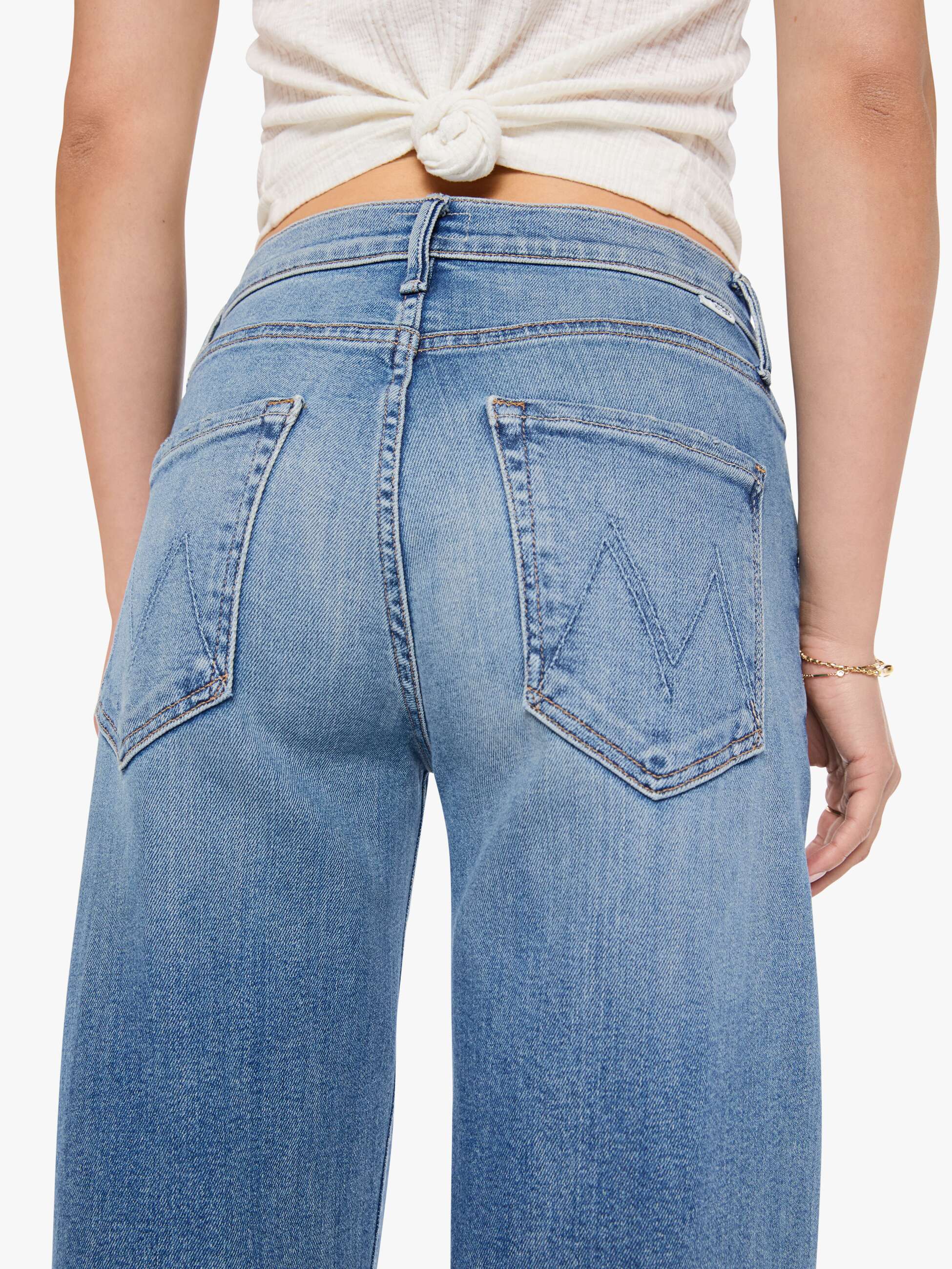 The Mid Rise Lasso Sneak - Move To The Groove | MOTHER DENIM