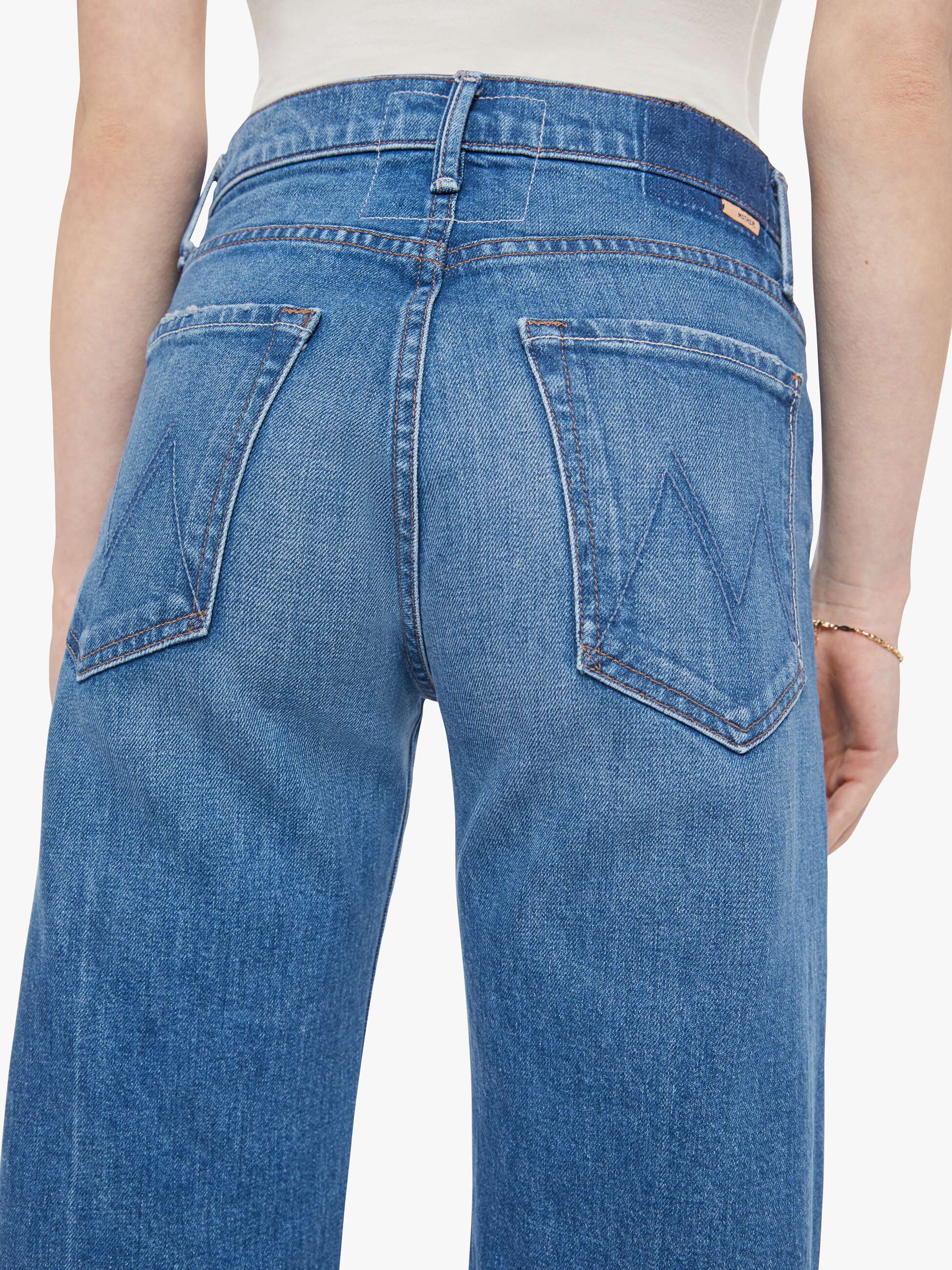 The Mid Rise Lasso Sneak - Get Two Birds Stoned | MOTHER DENIM