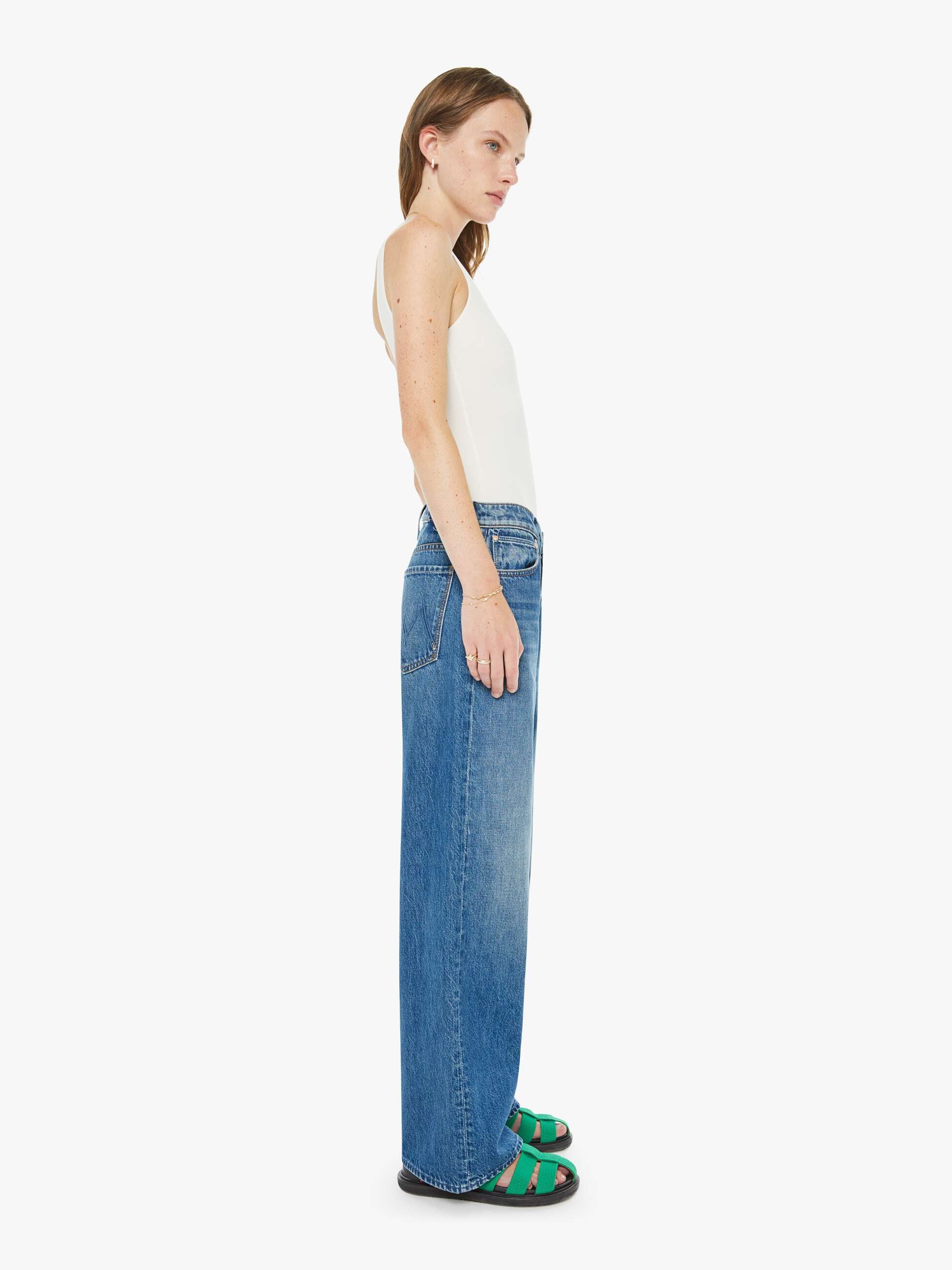 The Dodger Button Flood - Green Thumb | MOTHER DENIM
