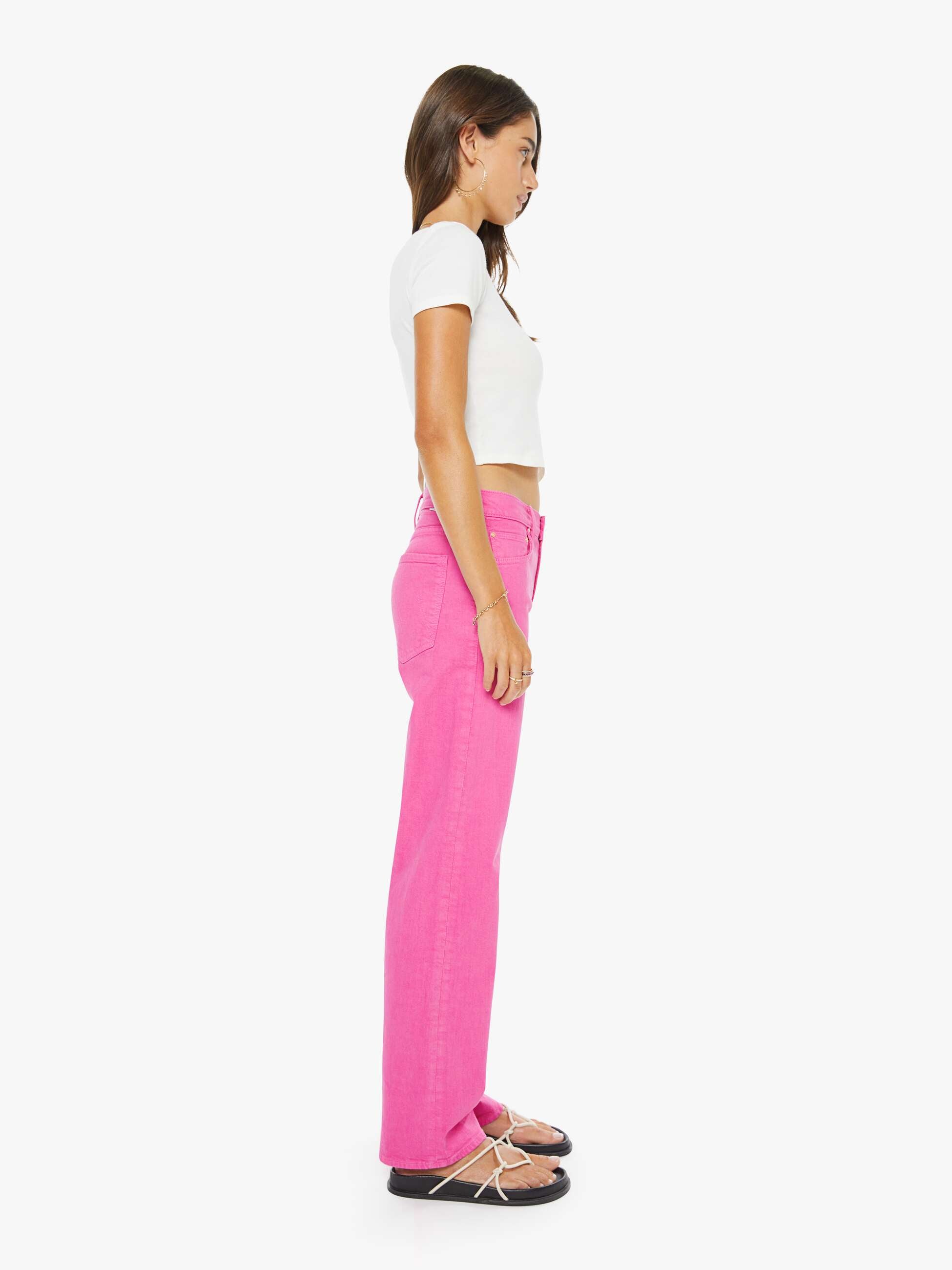 The Newbie Skimp - The Devil May Care - Shocking Pink | MOTHER DENIM