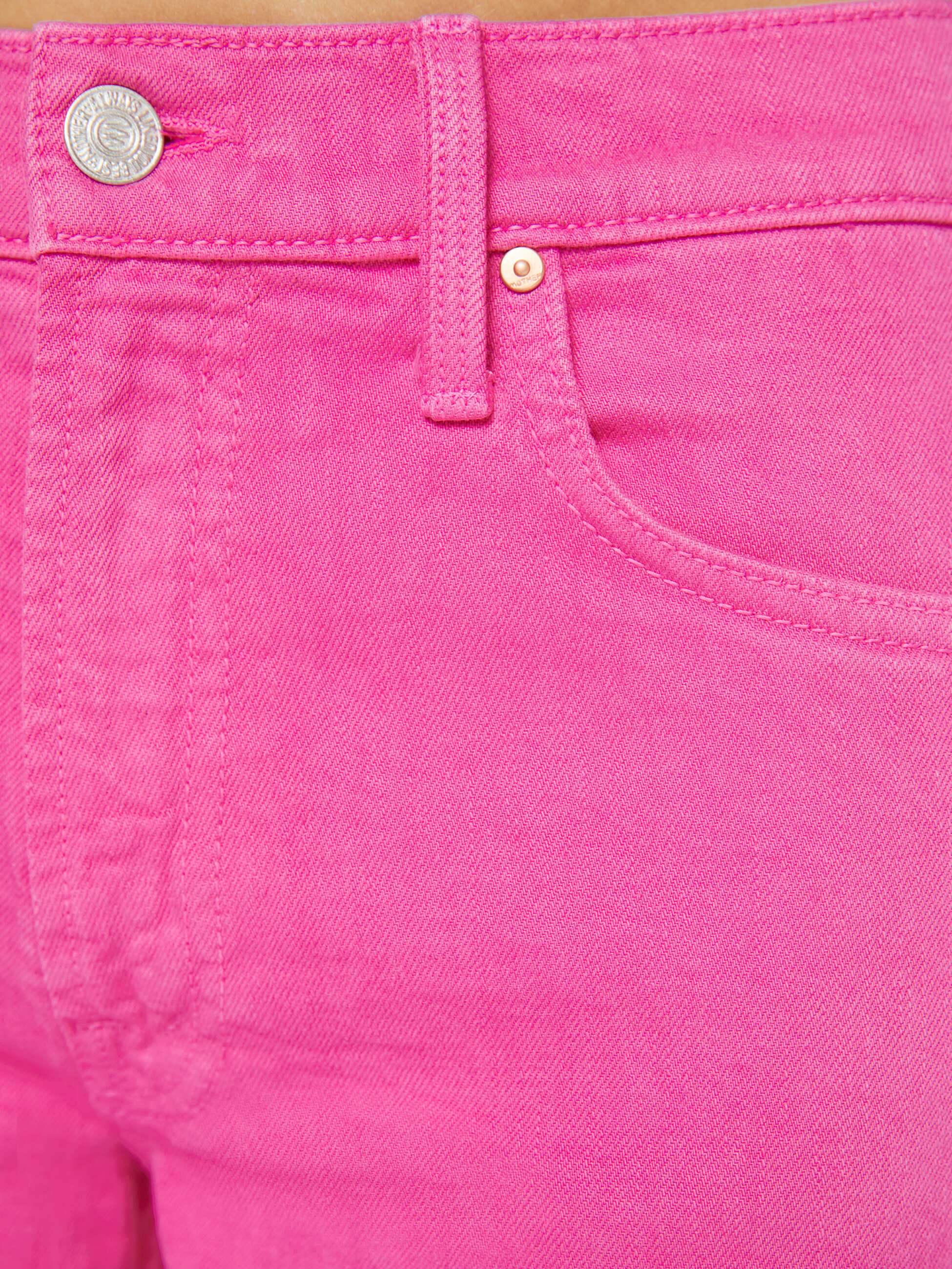 The Newbie Skimp - The Devil May Care - Shocking Pink | MOTHER DENIM