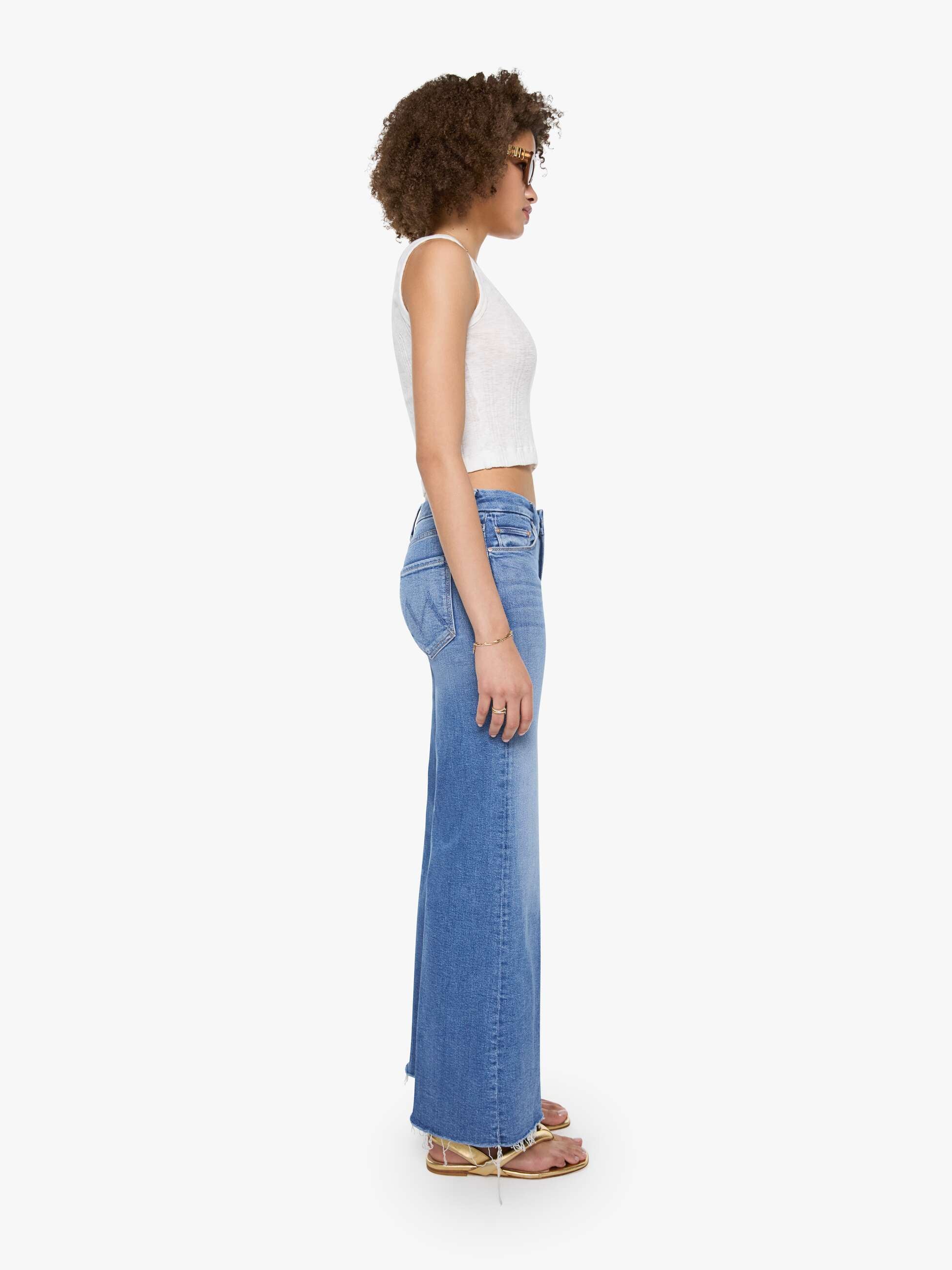 Mother Denim The Roller Fray