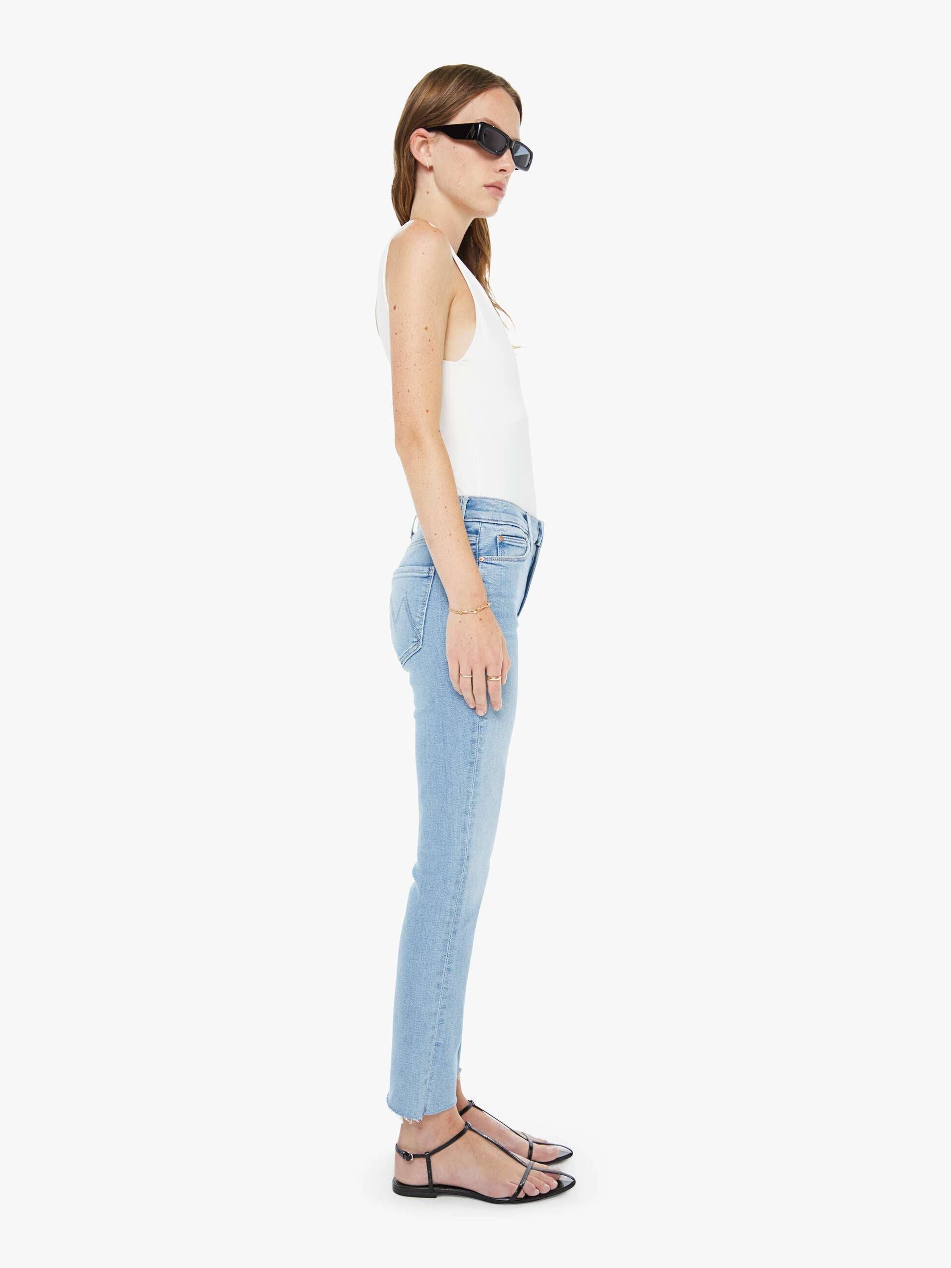 MID RISE DAZZLER ANKLE FRAY BLESSING IN DISGUISE | MOTHER DENIM