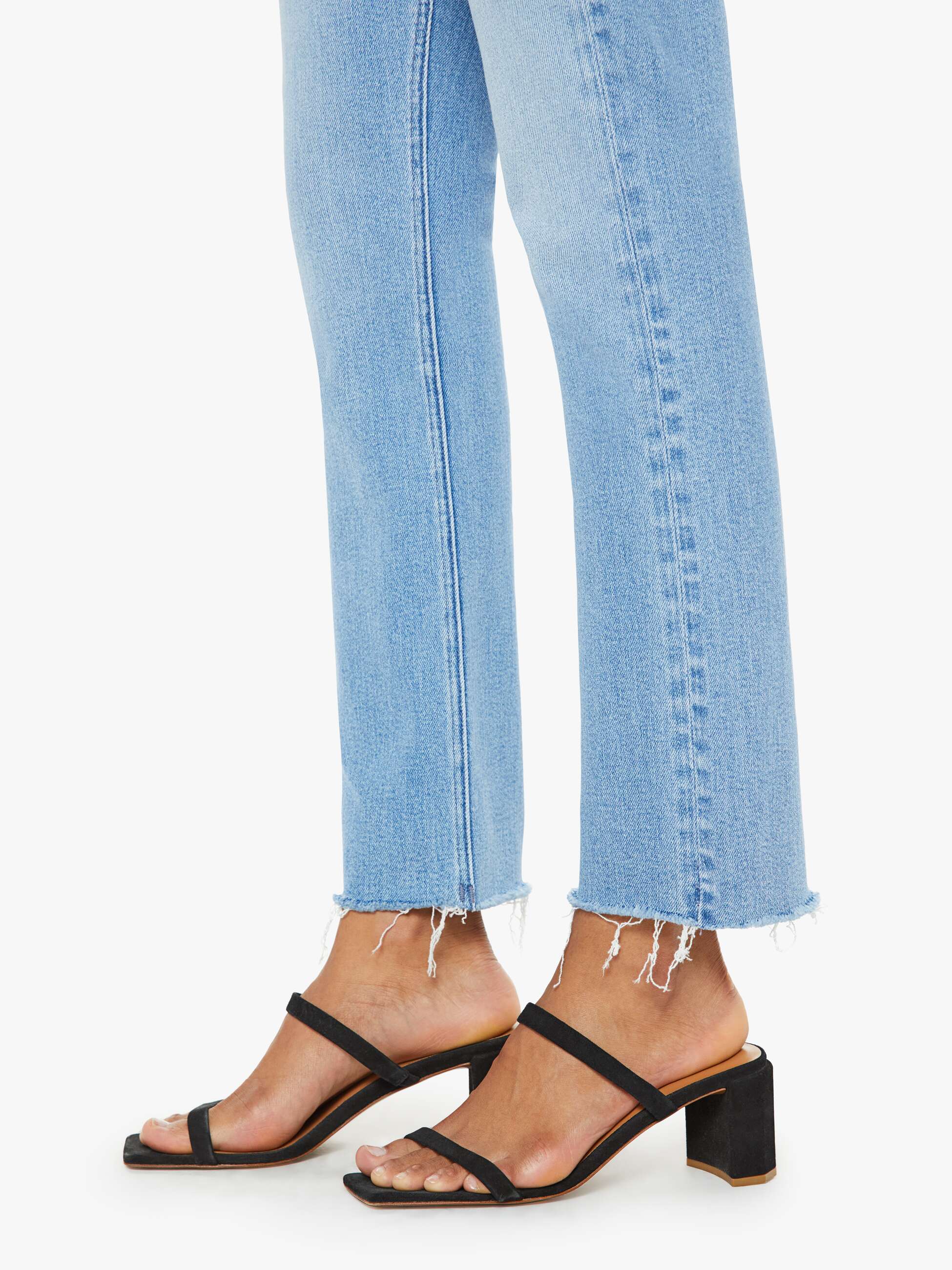 Mother Mid Rise Dazzler Ankle Fray Jean 1906-1008 main image 1