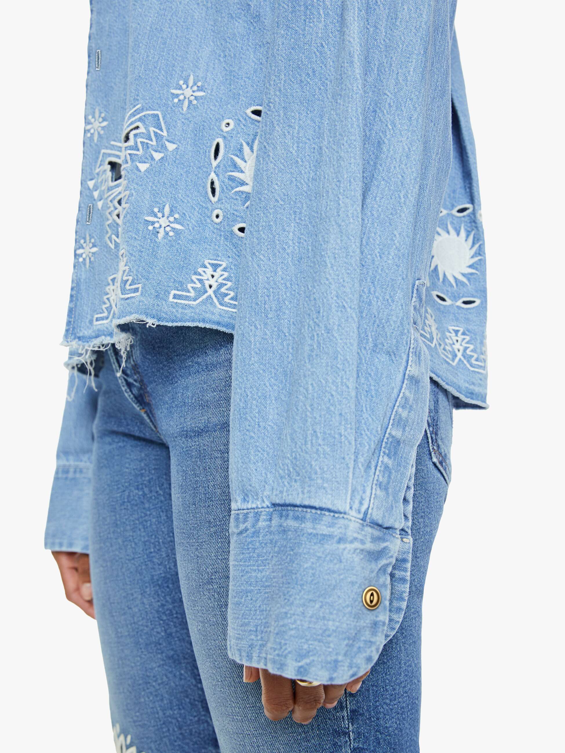 mother ページ The Roomie Double Frenchie Crop Fray - Soulstice | MOTHER DENIM