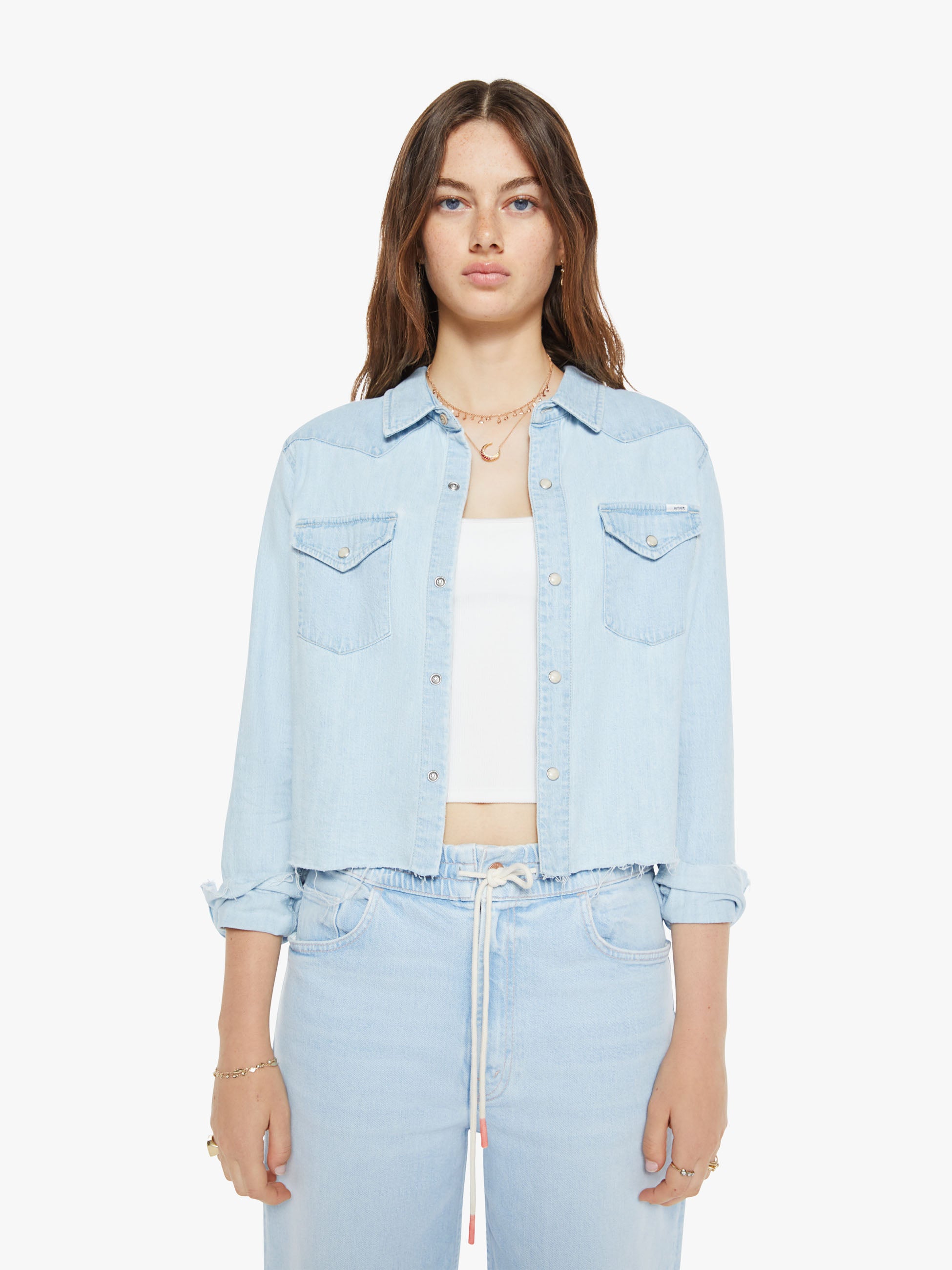 Super Ex' s Crop Step Fray